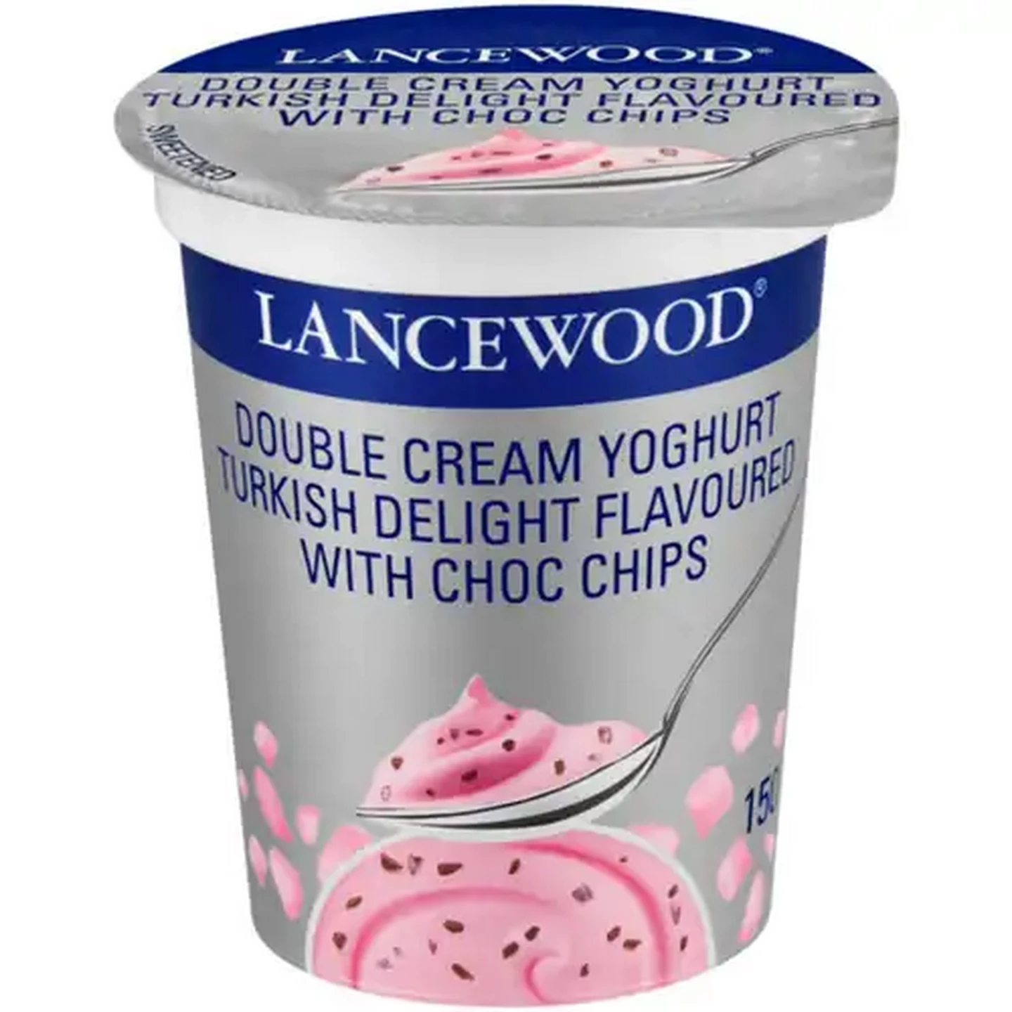 Image of LANCEWOOD Turkish Delight Flavoured Double Cream Yoghurt 150g
