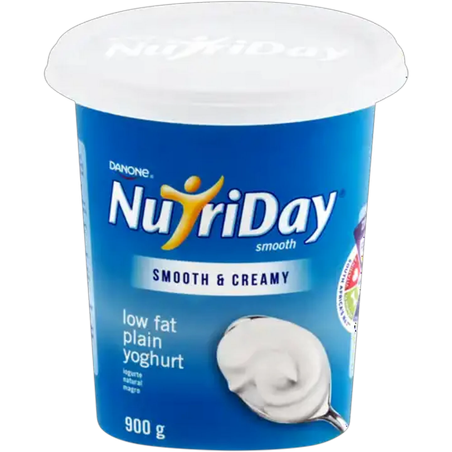 Image of Danone NutriDay Plain Low Fat Yoghurt 900g