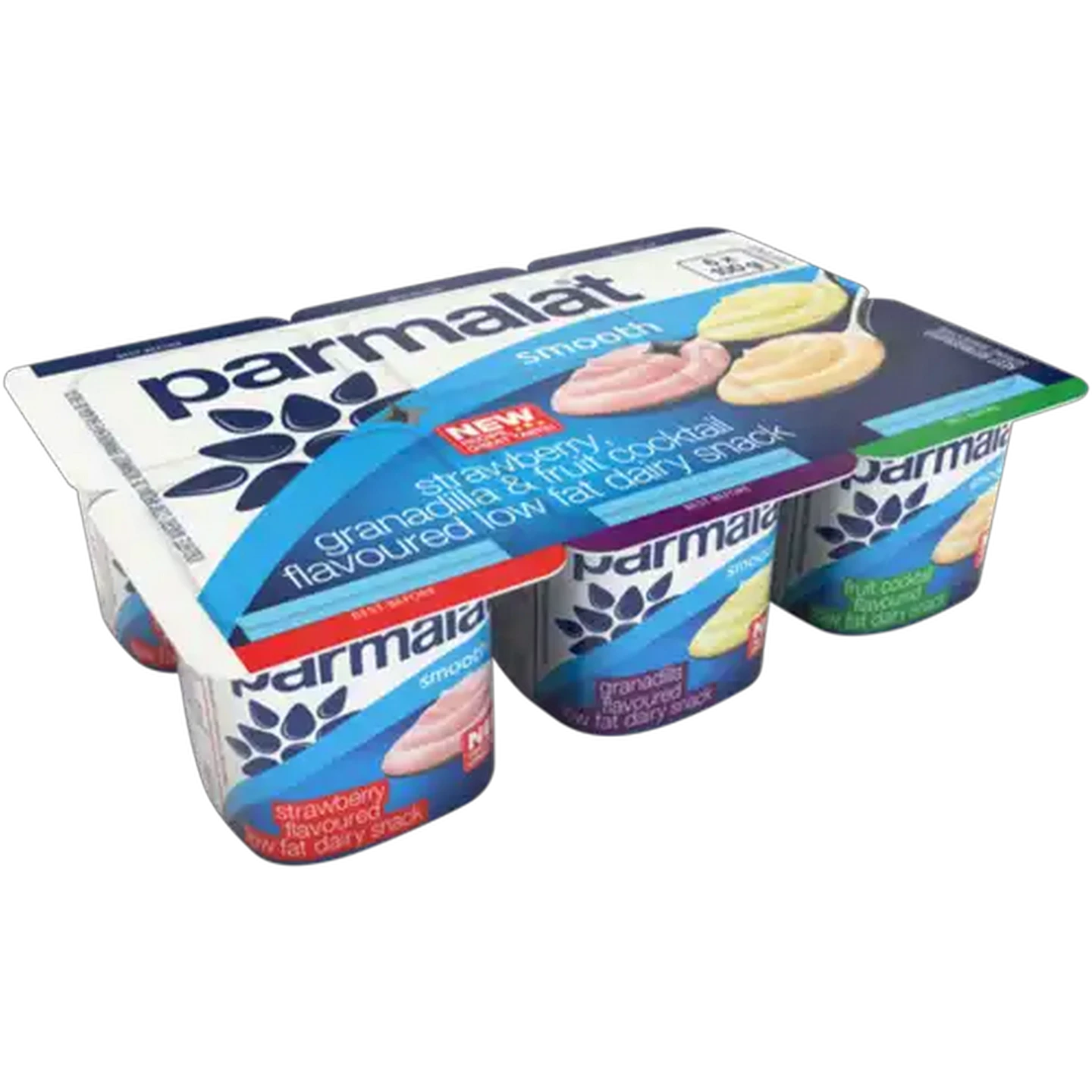 Image of Parmalat Assorted Smooth Low Fat Dairy Snack 6 x 100g