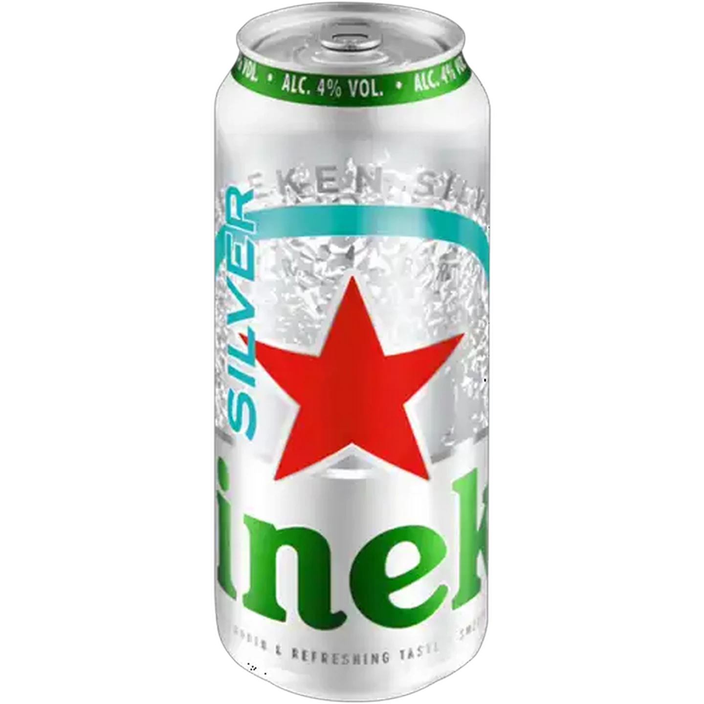 Image of Heineken Silver Pure Malt Lager Beer Can 500ml