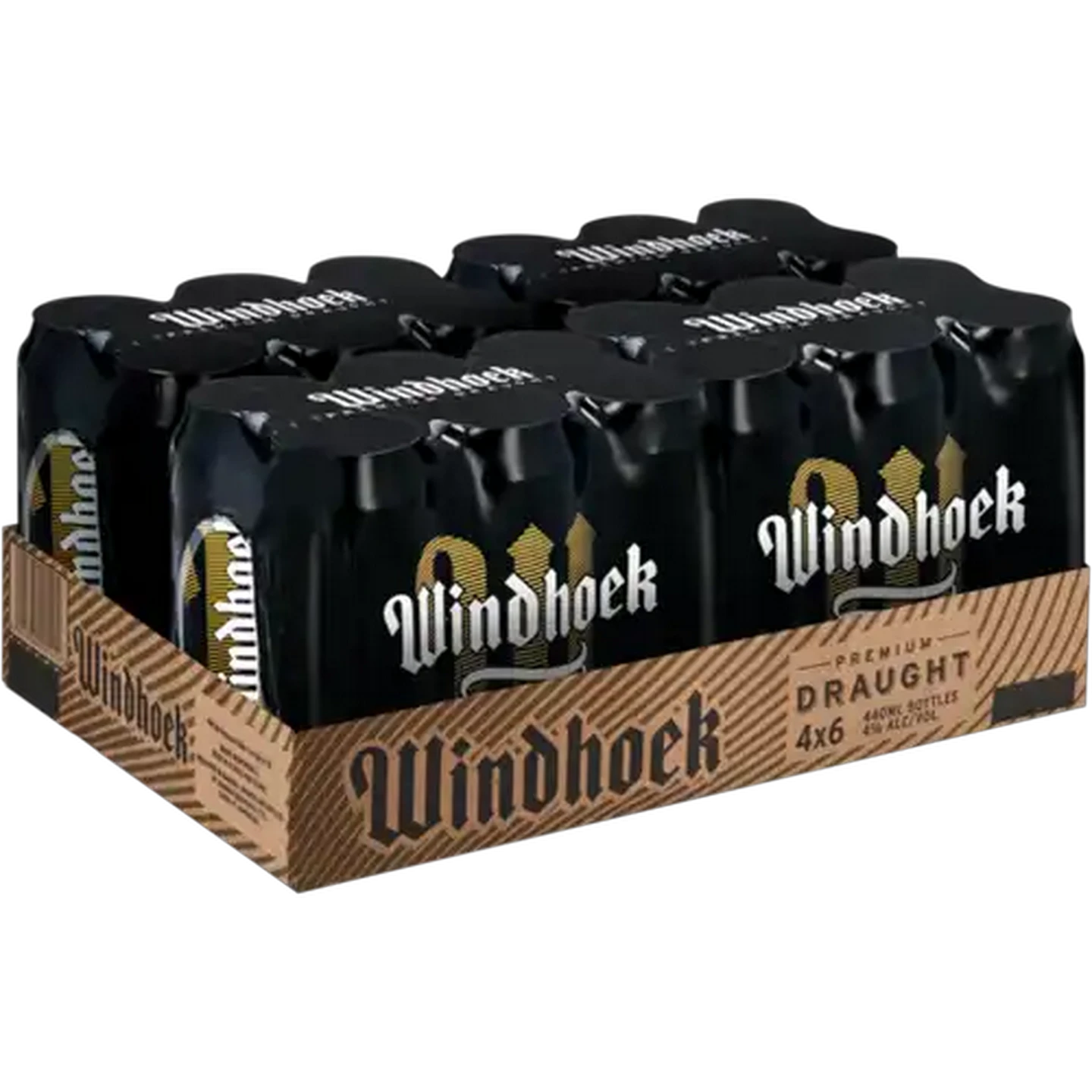 Image of Windhoek Premium Draught Beer Cans 24 x 500ml