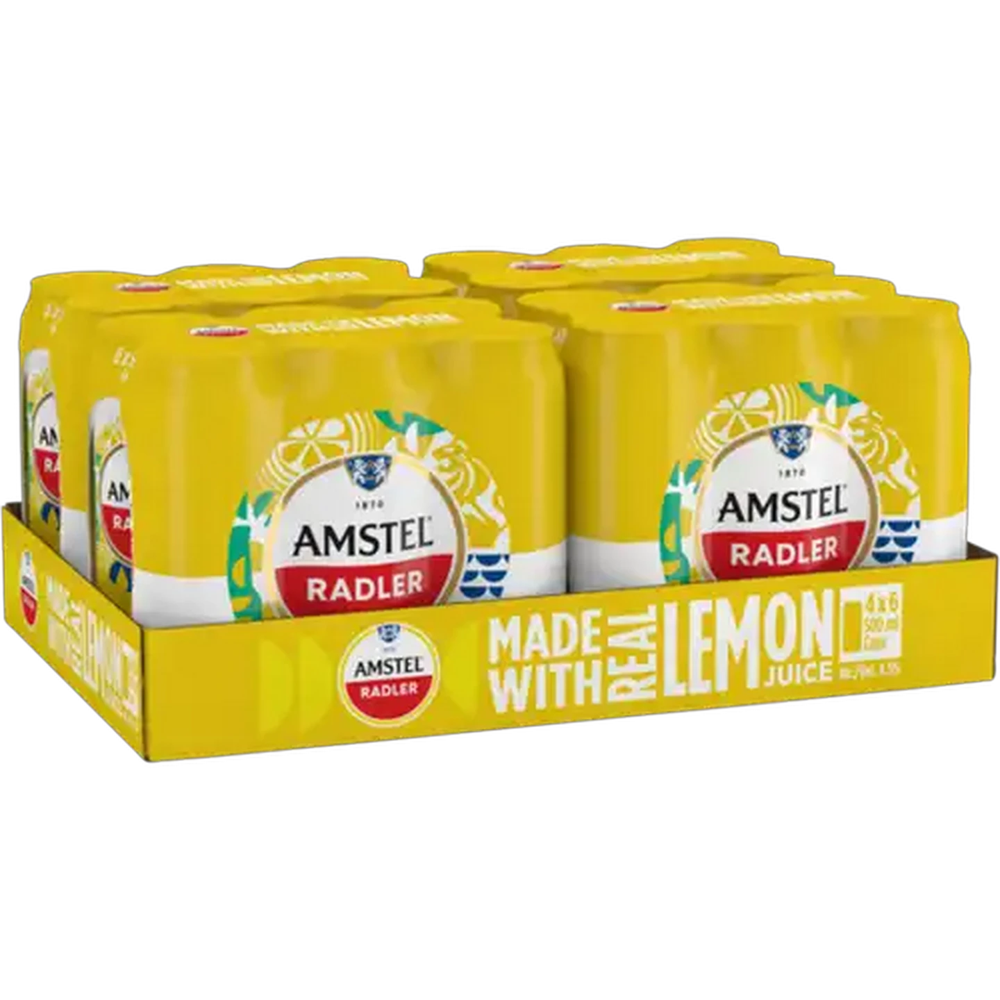 Image of Amstel Radler Beer Cans 24 x 500ml