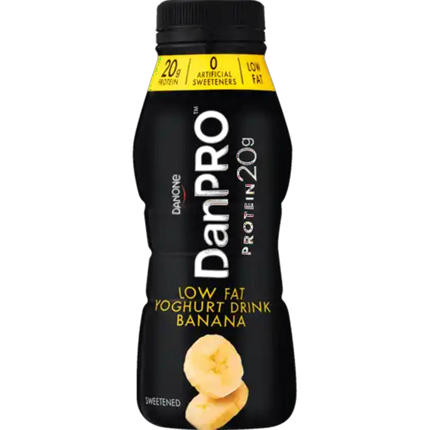 Image of Danone DanPro Banana Flavoured Low Fat Yoghurt Drink 300g