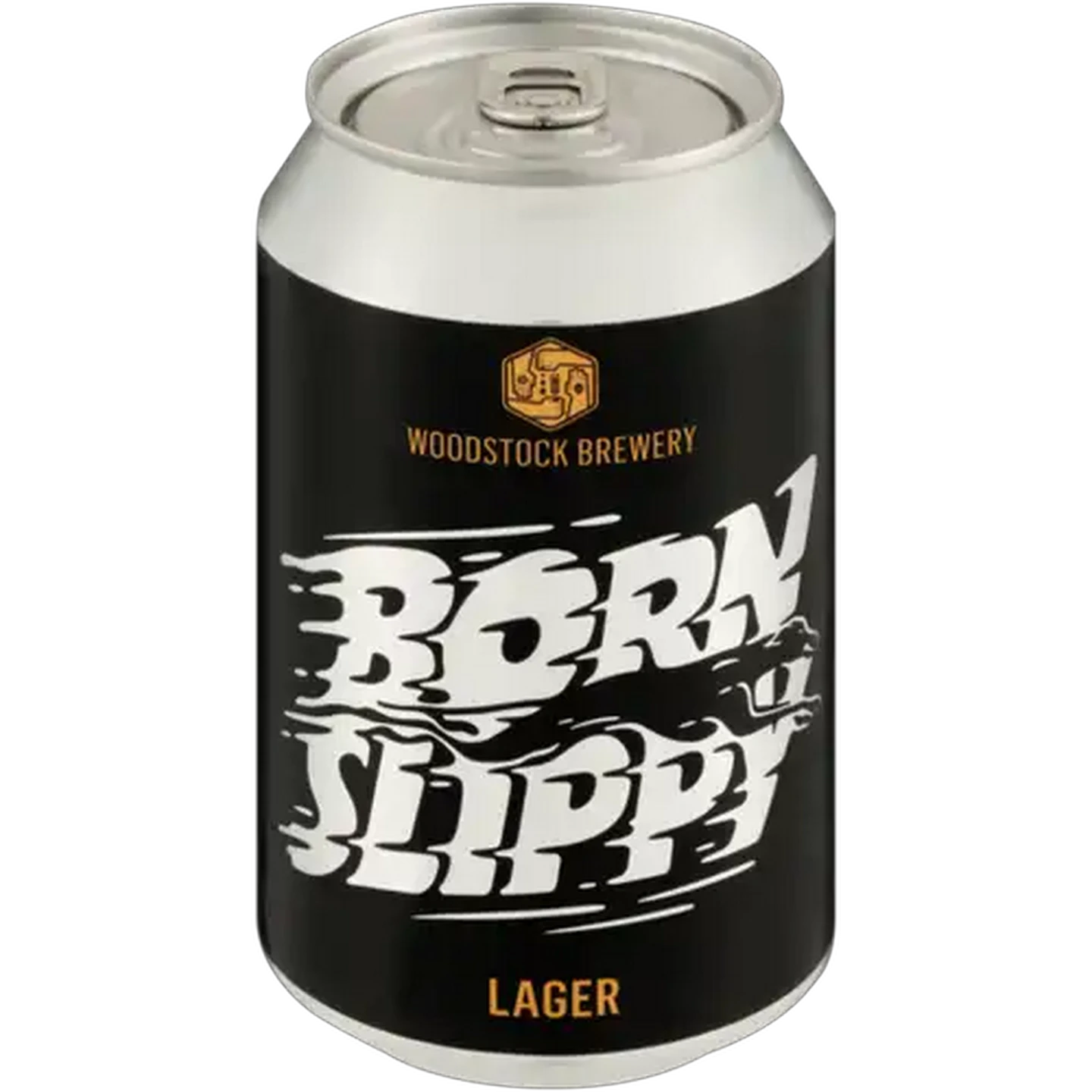Image of Woodstock Brewery Born Slippy Lager Can 330ml