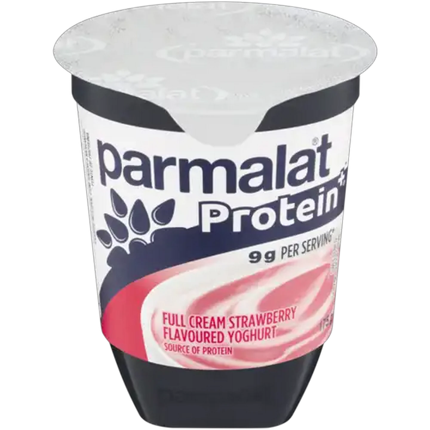 Image of Parmalat Protein+ Strawberry Flavoured Full Cream Yoghurt 175g