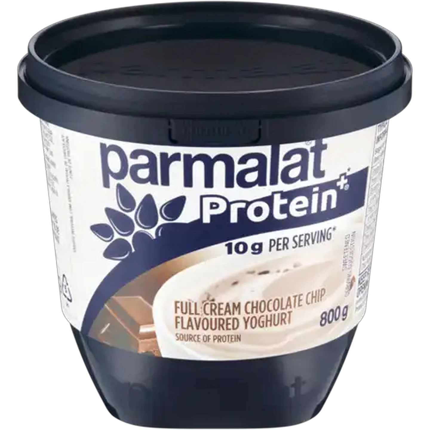 Image of Parmalat Protein+ Chocolate Chip Flavoured Full Cream Yoghurt 800g