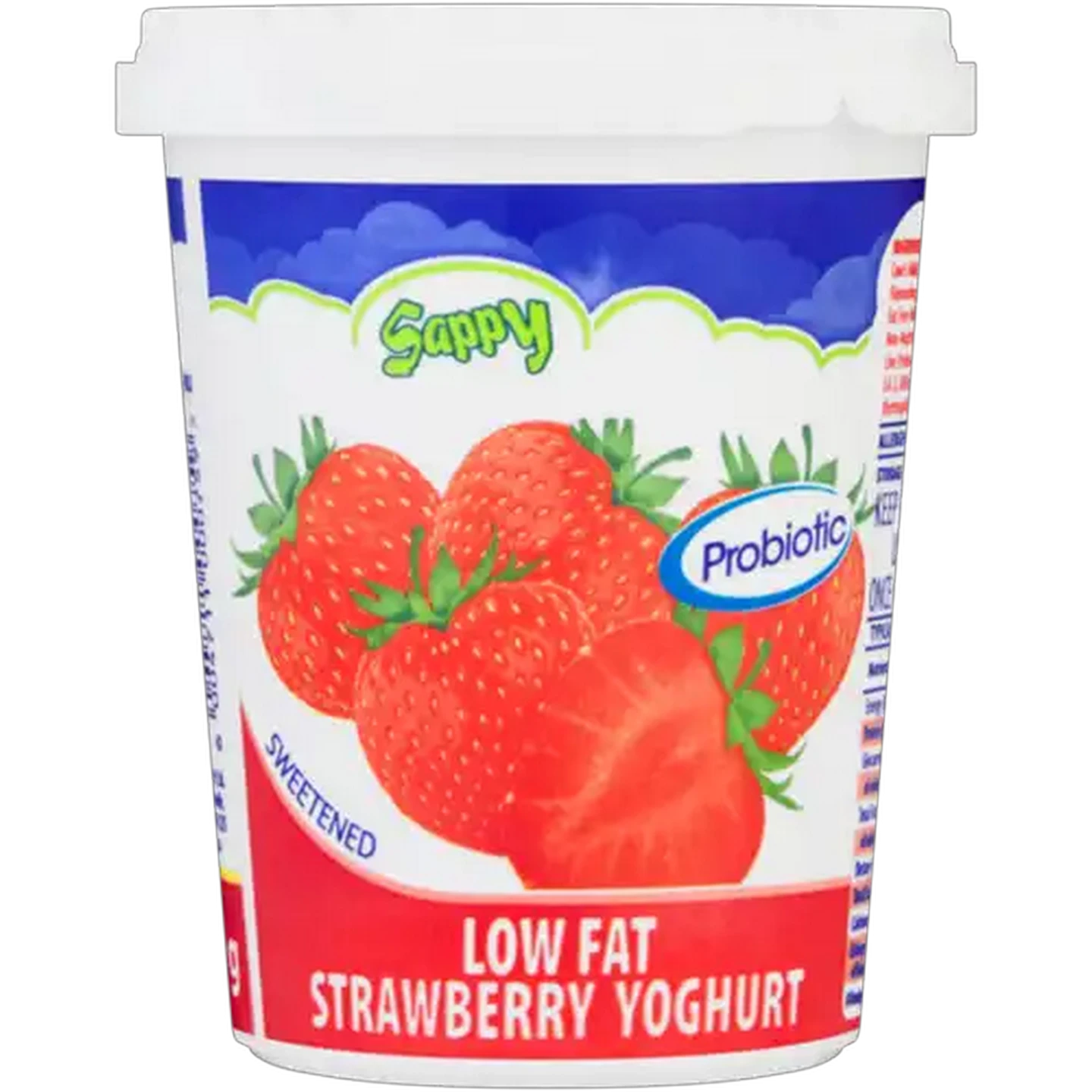 Image of Sappy Strawberry Low Fat Yoghurt 500g