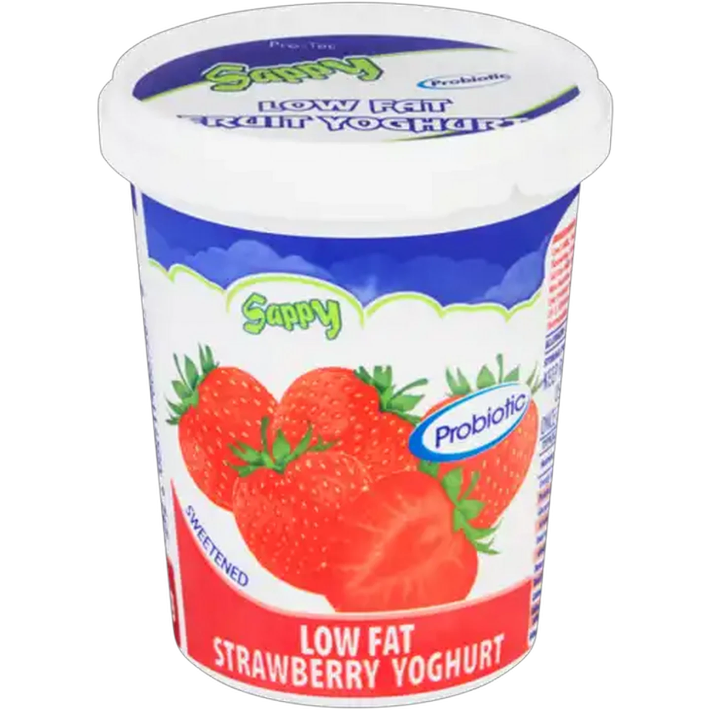 Image of Sappy Strawberry Low Fat Yoghurt 500g