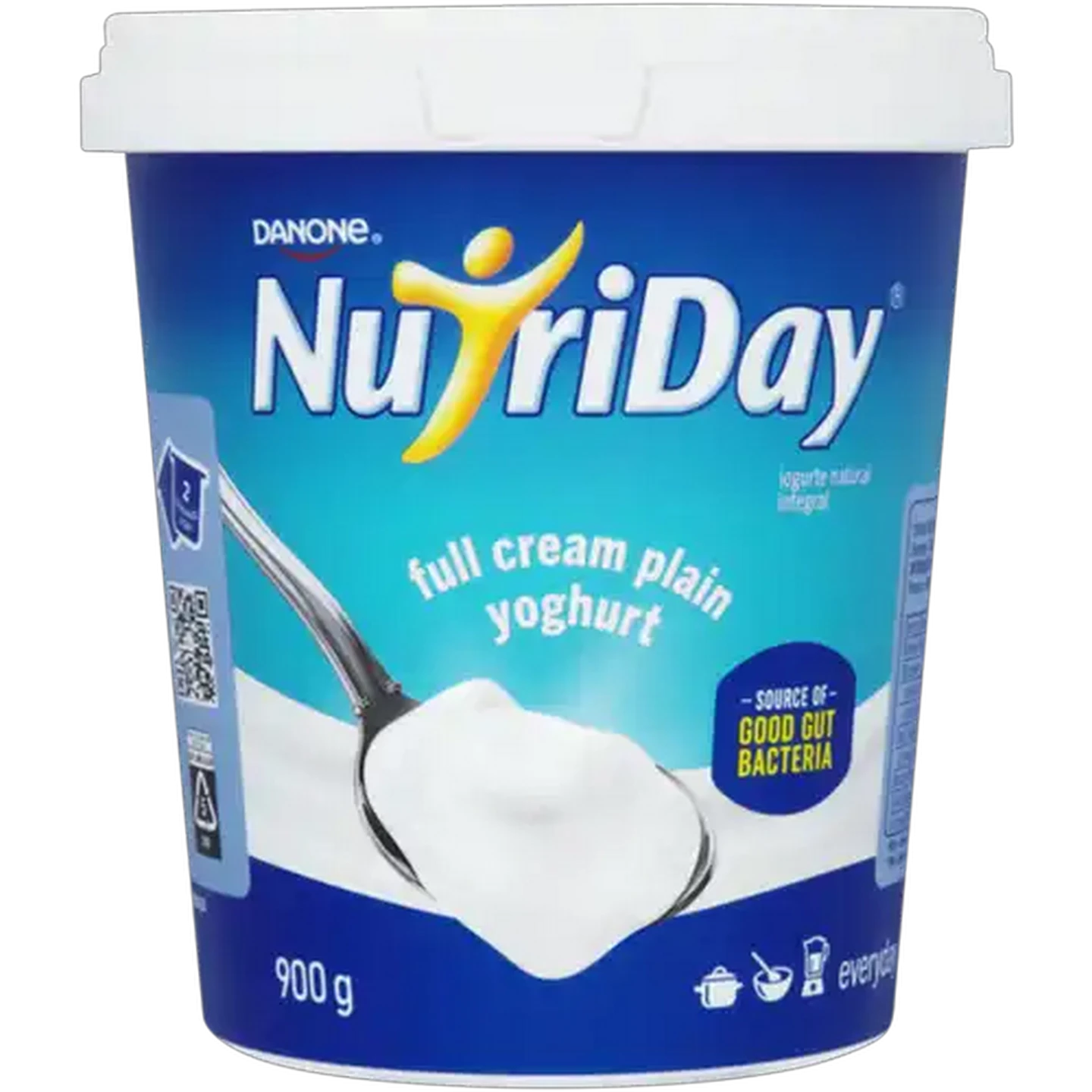 Image of Danone NutriDay Plain Full Cream Yoghurt 900g