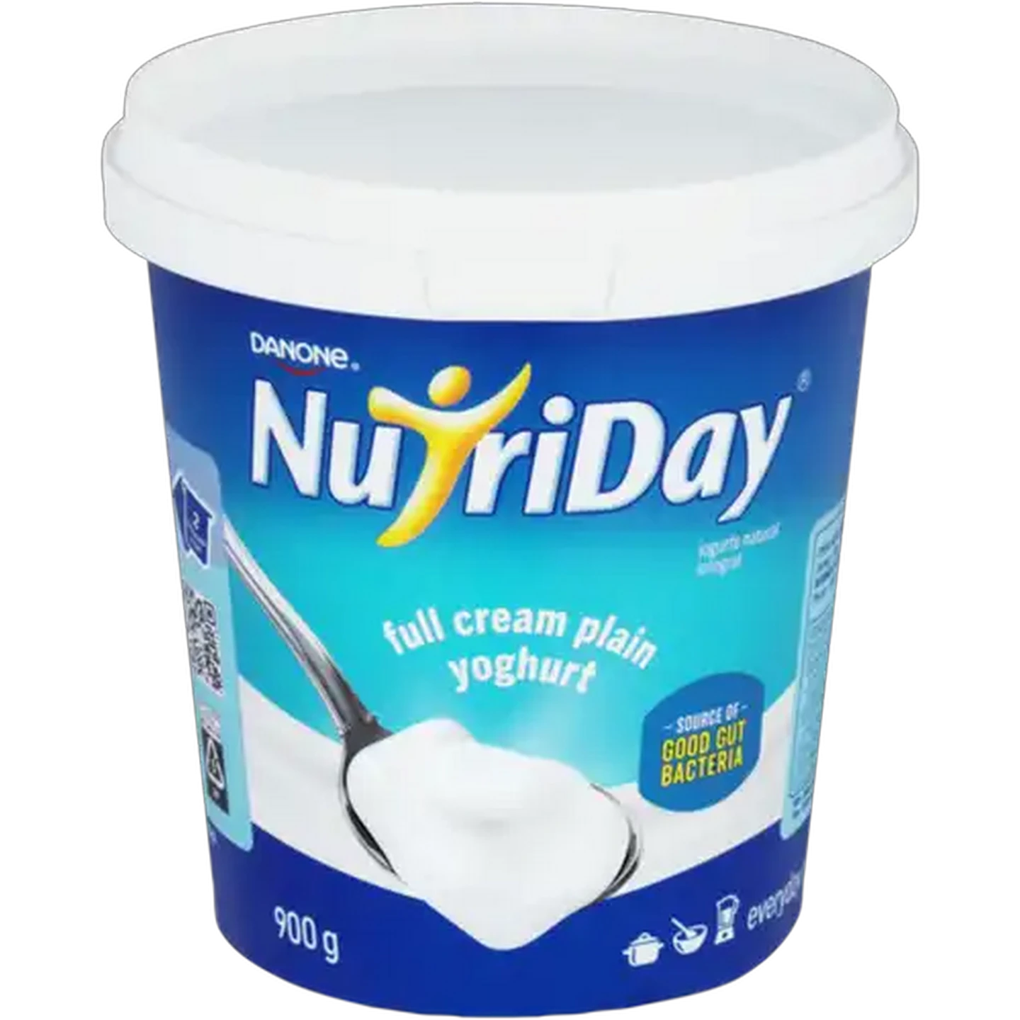 Image of Danone NutriDay Plain Full Cream Yoghurt 900g