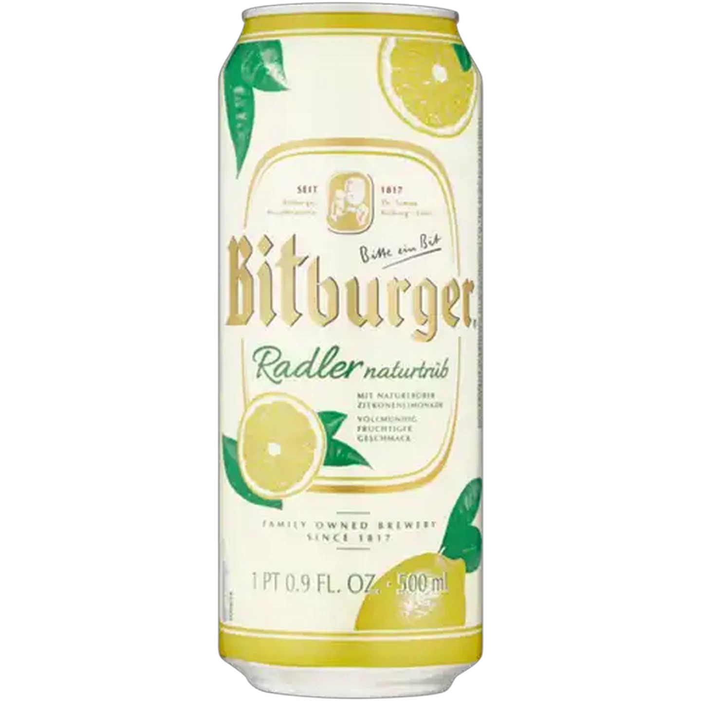 Image of Bitburger Radler Naturtrüb Beer Can 500ml