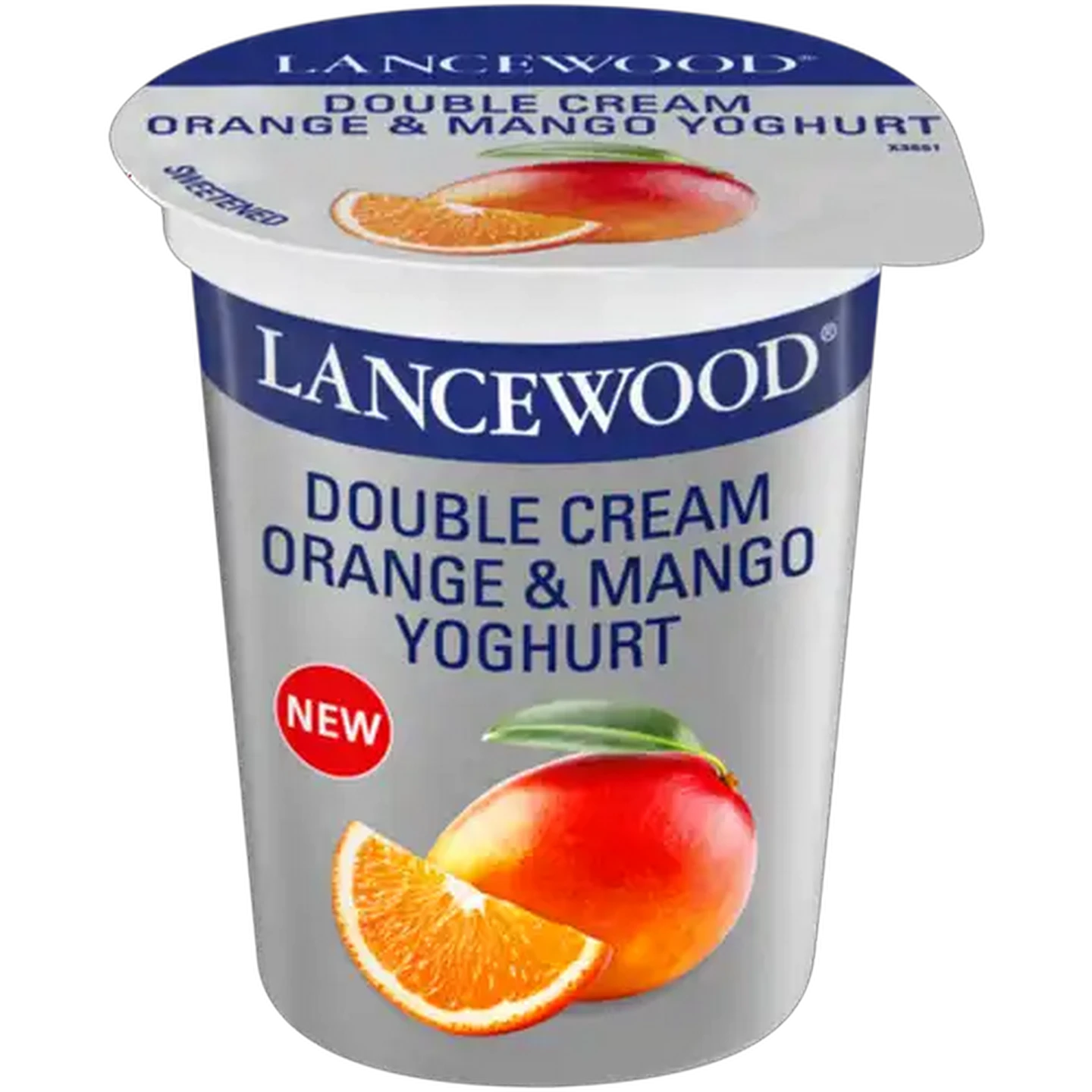 Image of LANCEWOOD Orange & Mango Double Cream Yoghurt 150g