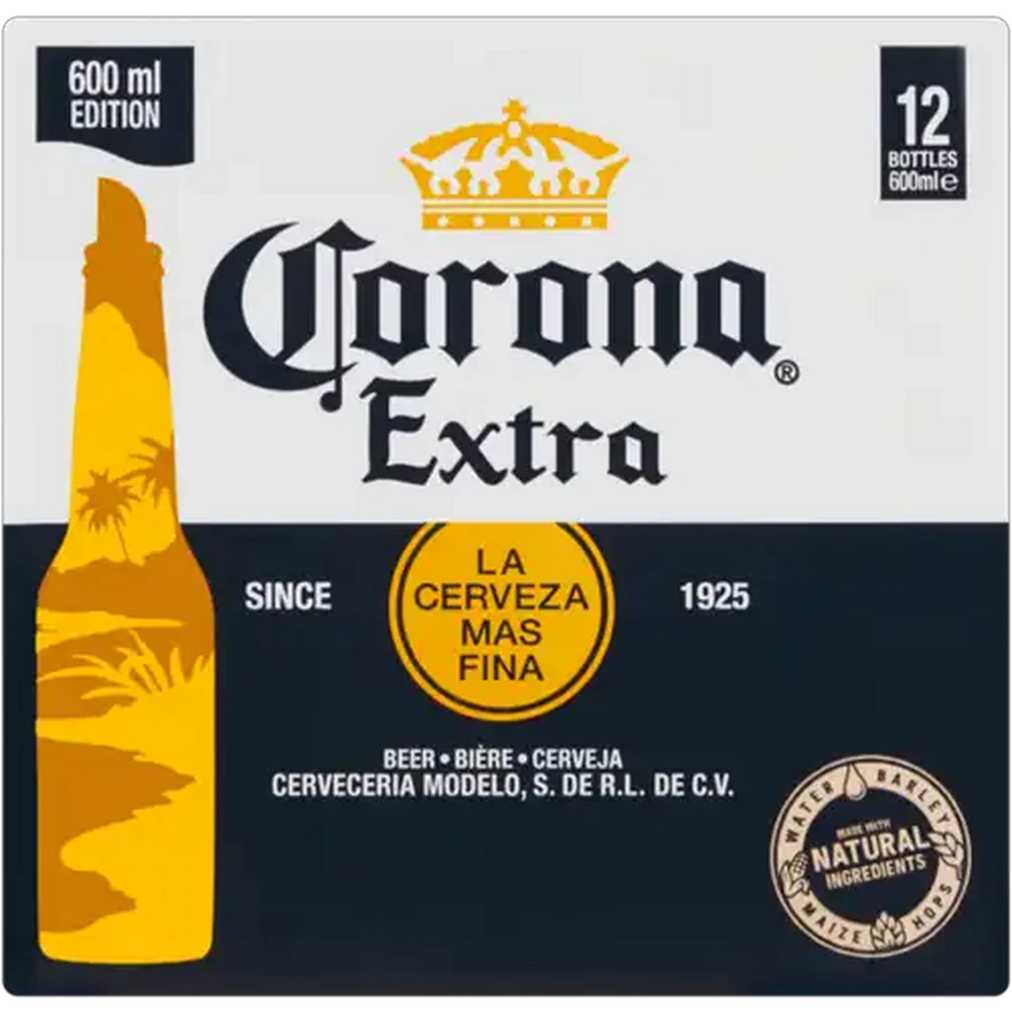 Image of Corona Extra Beer Box 12 x 600ml