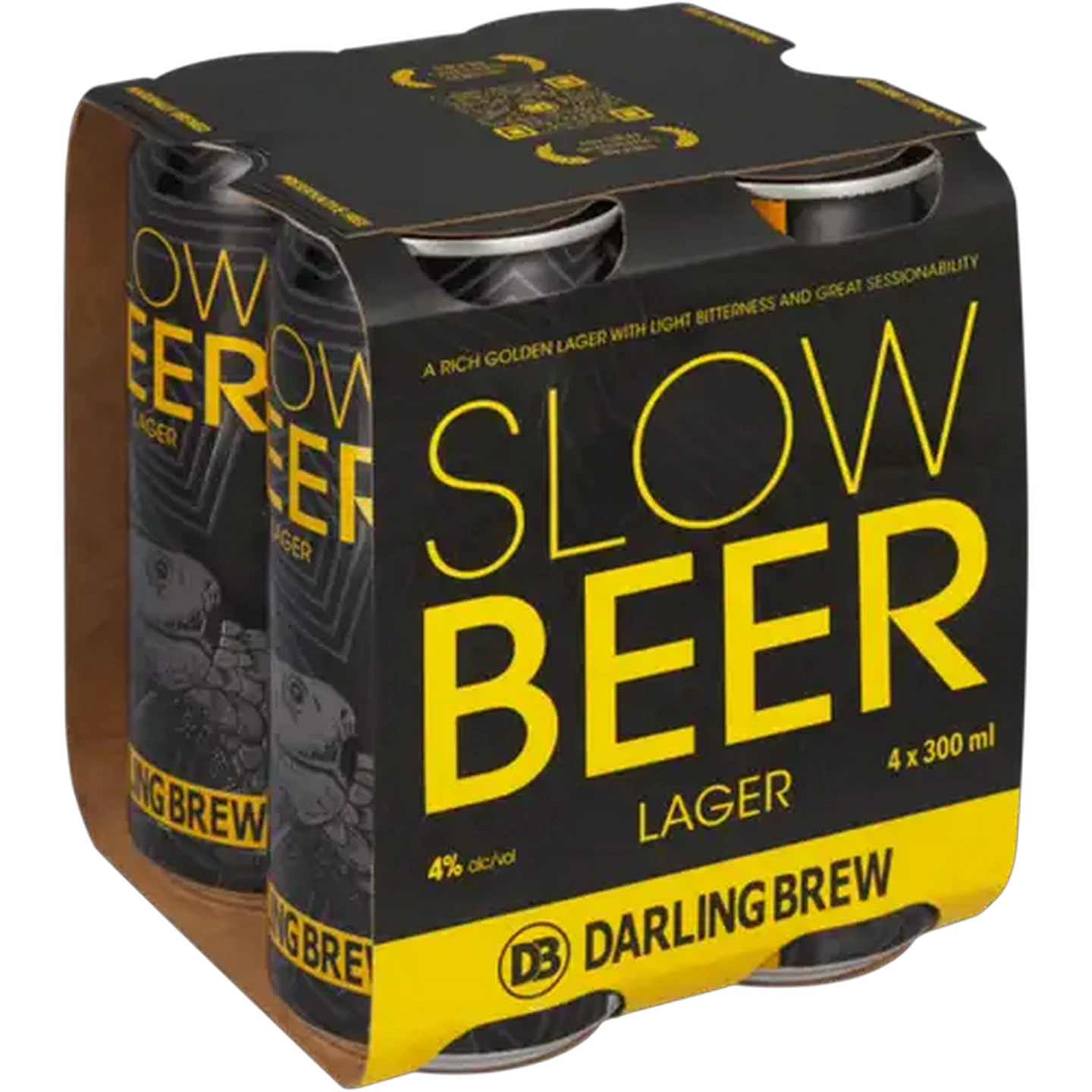 Image of Darling Brew Slow Beer Lager Cans 4 x 300ml