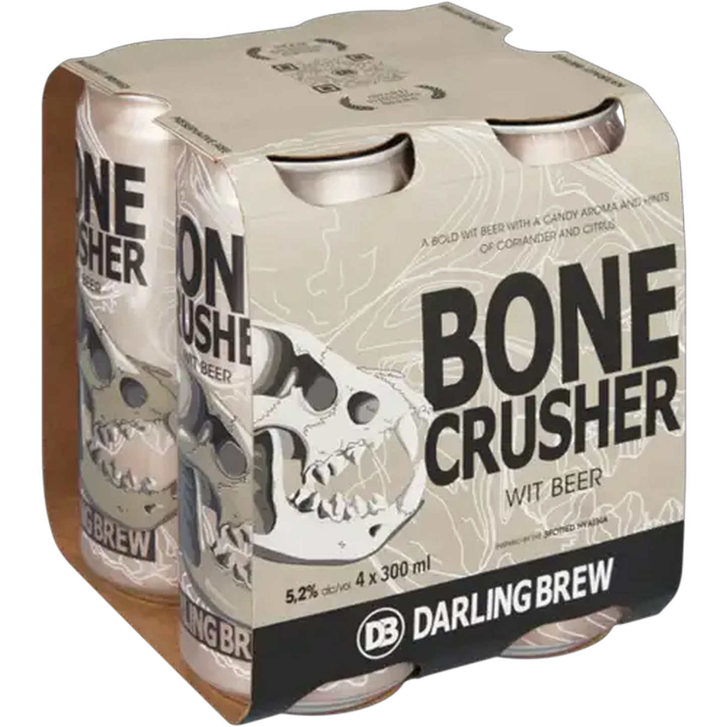 Image of Darling Brew Bone Crusher Wit Beer Cans 4 x 300ml