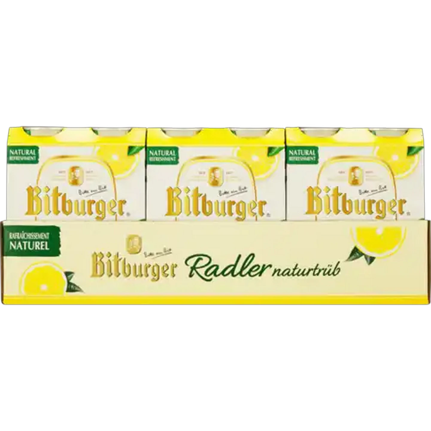 Image of Bitburger Radler Beer Vacuum Sealeds 24 x 500ml