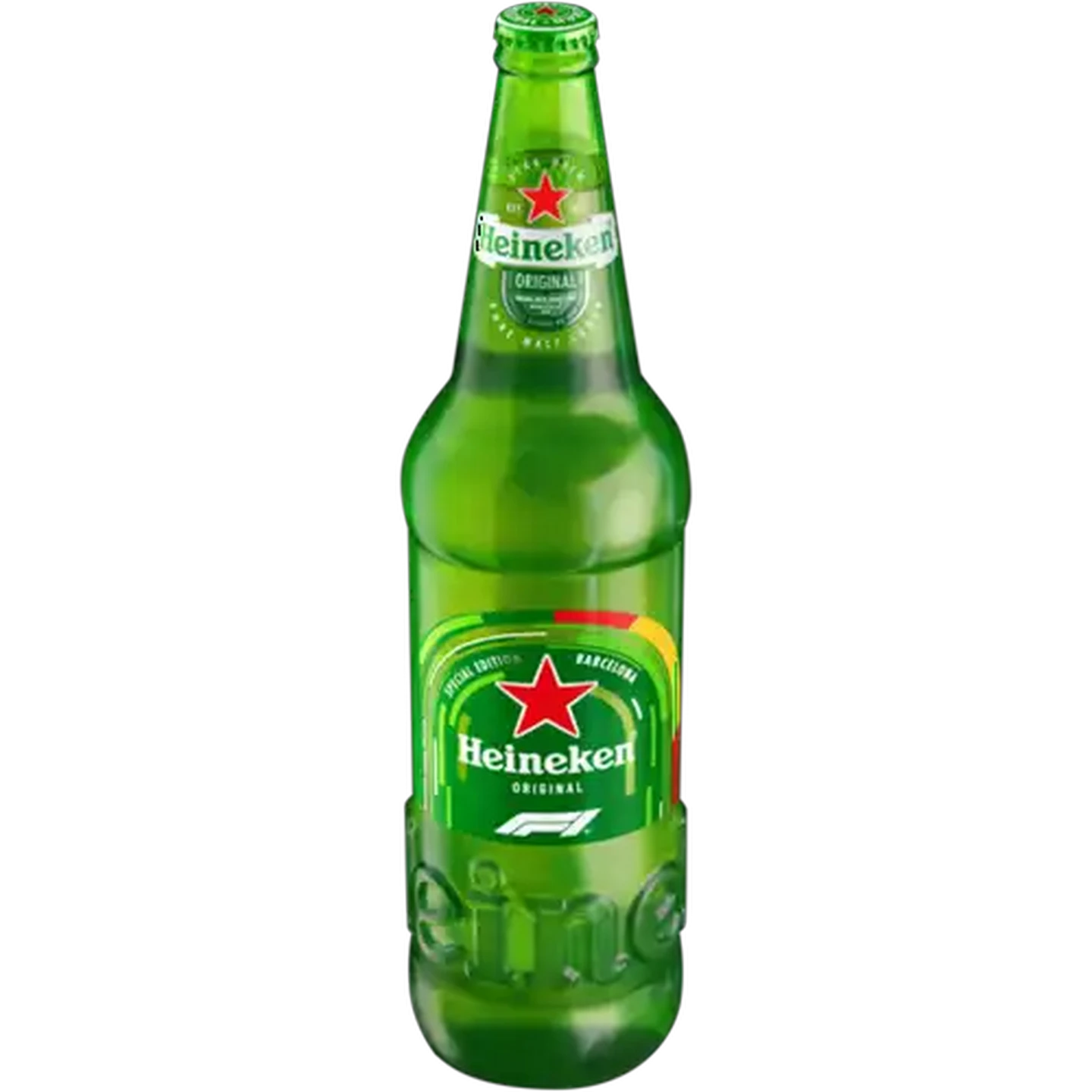 Image of Heineken Original F1 Special Edition Pure Malt Lager Beer Bottle 650ml
