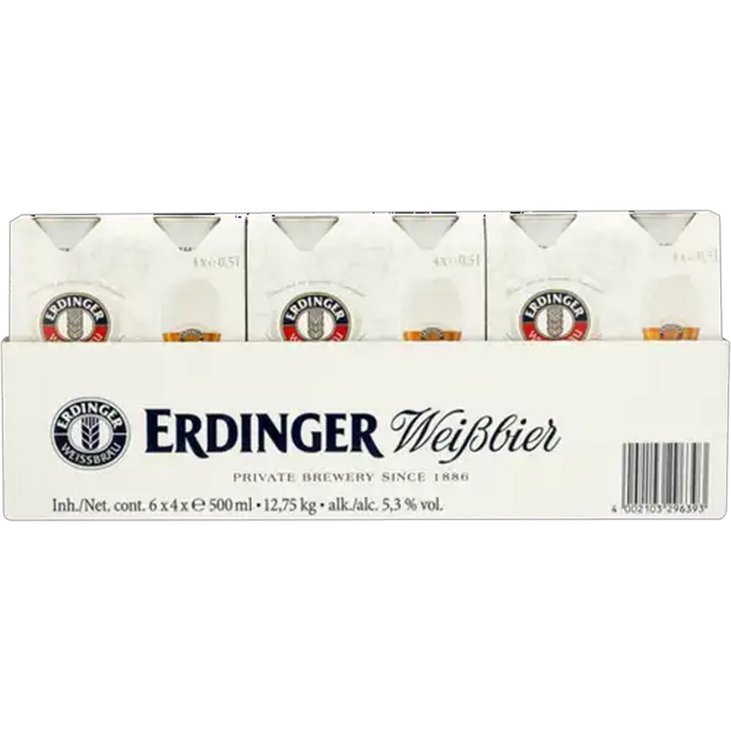 Image of Erdinger Weissbier Beer Boxs 24 x 500ml