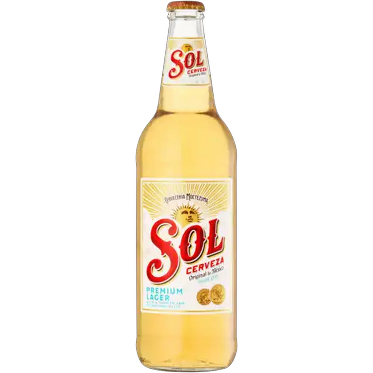 Image of Sol Premium Lager Beer Bottle 660ml