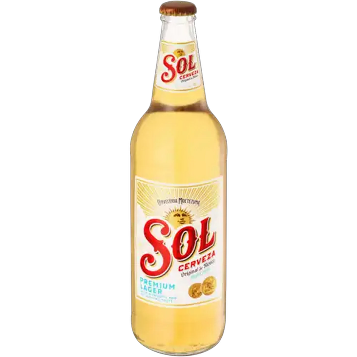 Image of Sol Premium Lager Beer Bottle 660ml