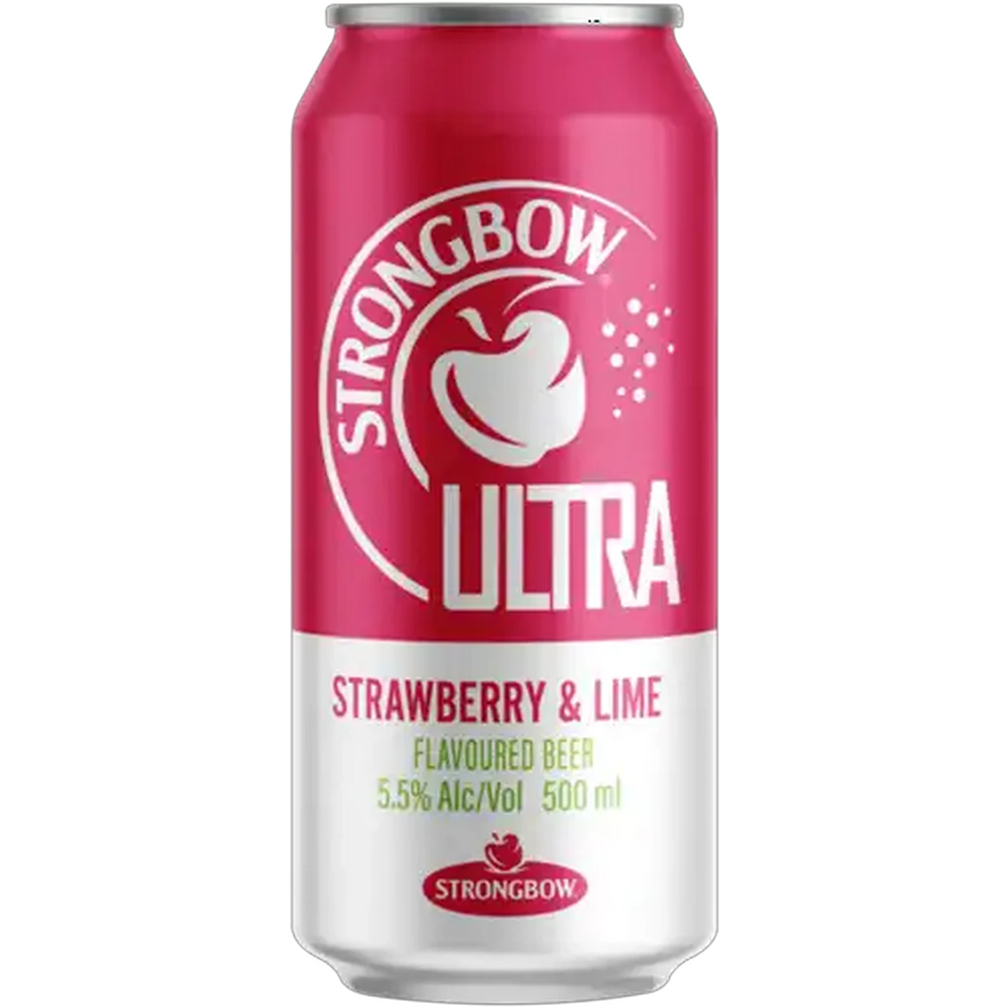 Image of Strongbow Ultra Strawberry & Lime Flavoured Beer Can 500ml
