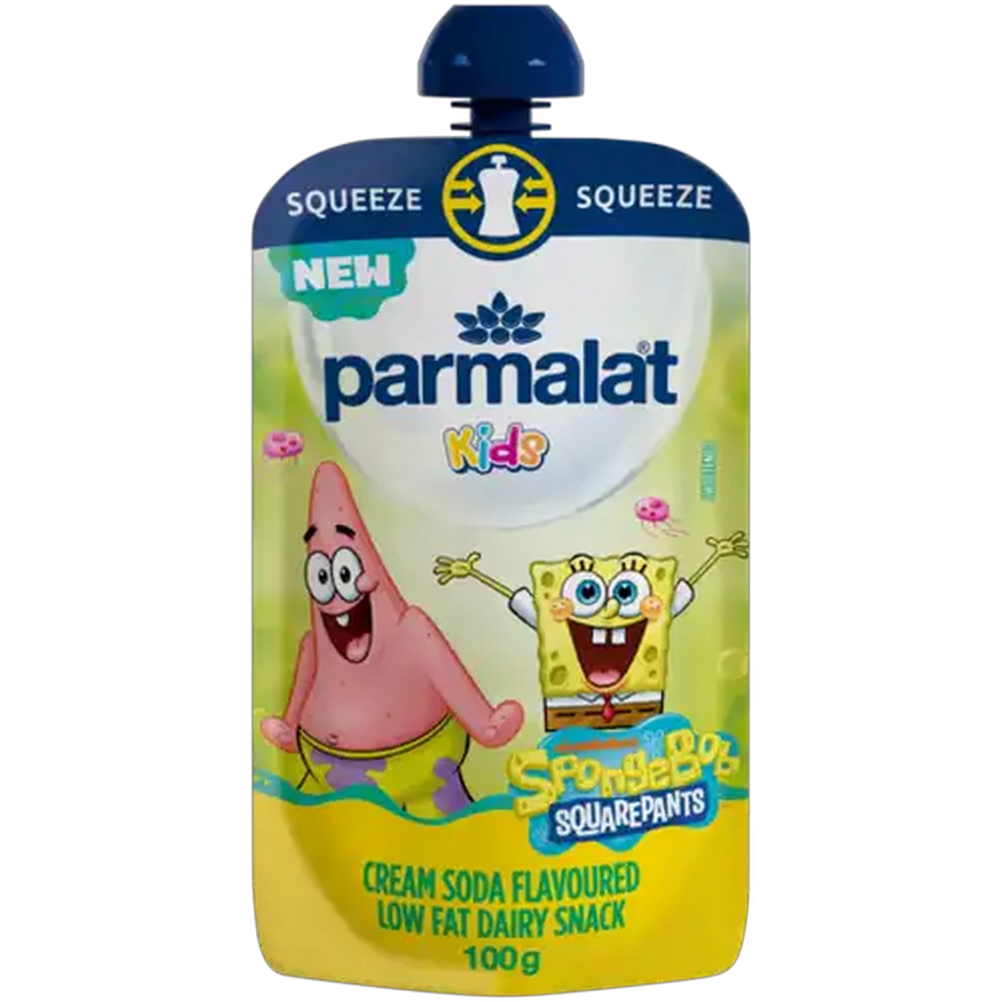 Image of Parmalat Kids Cream Soda Flavoured Low Fat Dairy Snack 100g