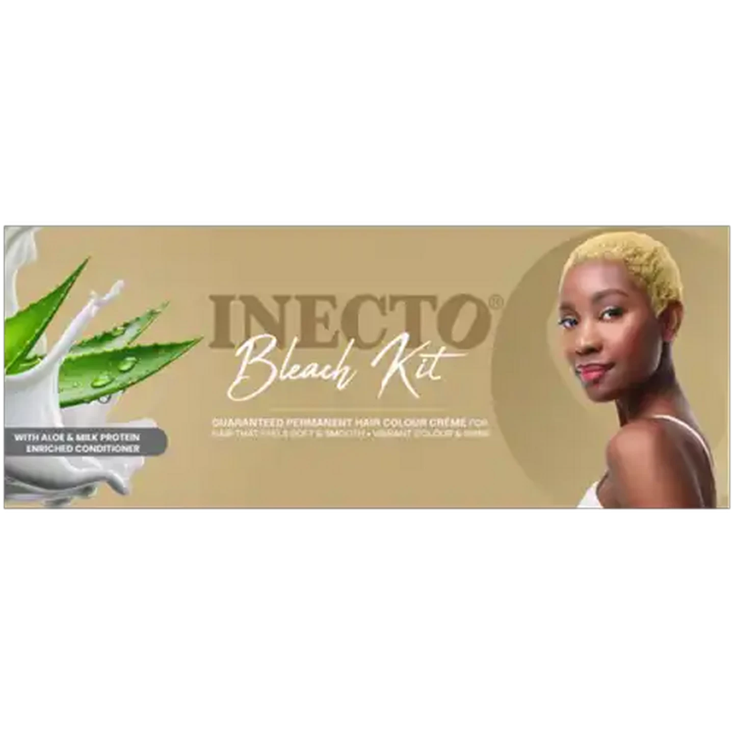 Image of Inecto Permanent Hair Colour Crème Bleach Kit