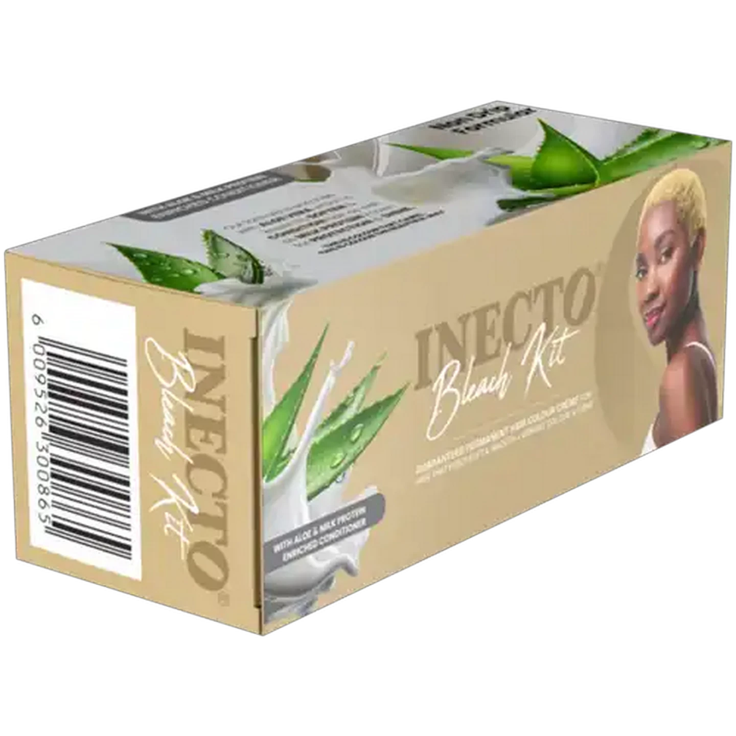 Image of Inecto Permanent Hair Colour Crème Bleach Kit