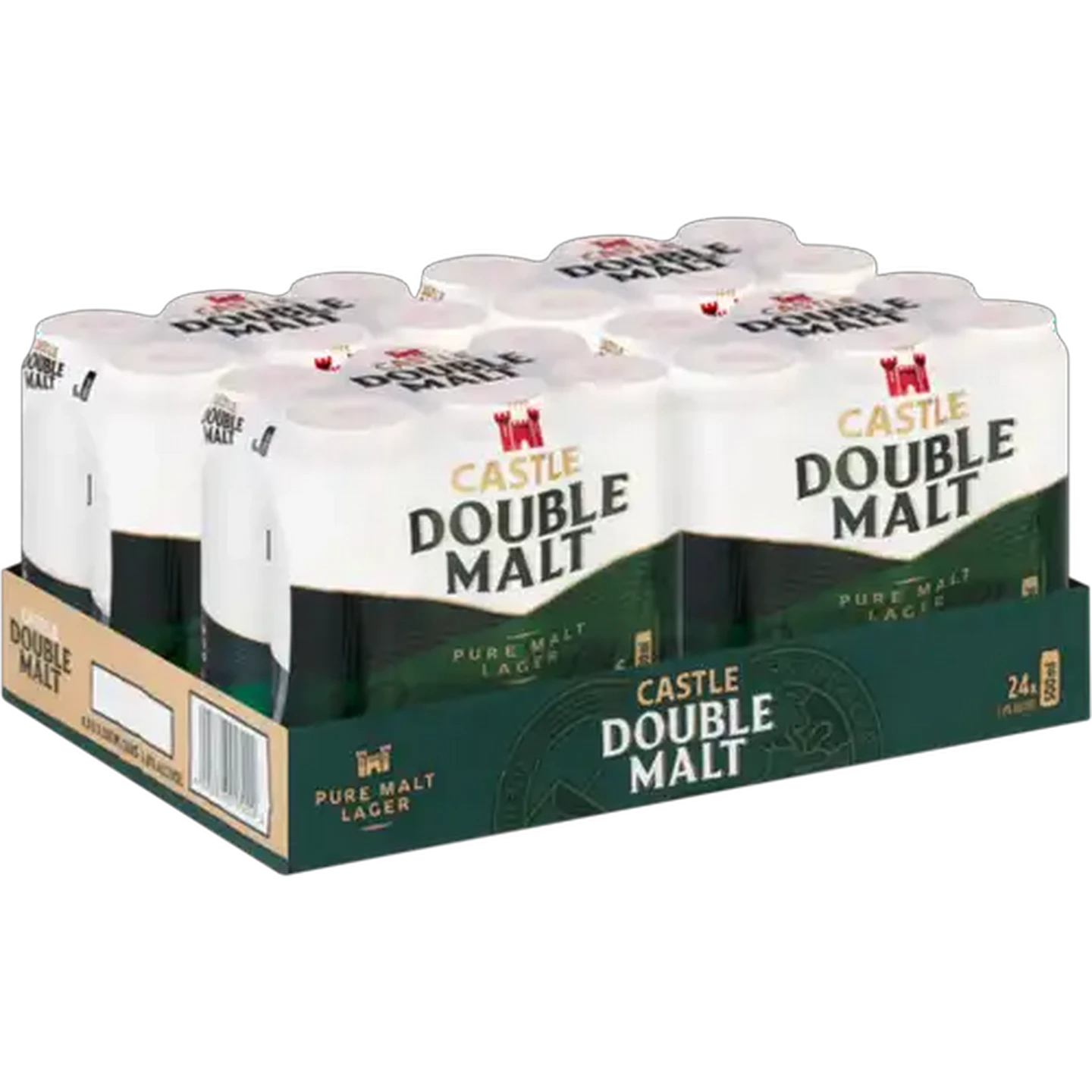 Image of Castle Double Malt Pure Malt Lager Cans 24 x 500ml