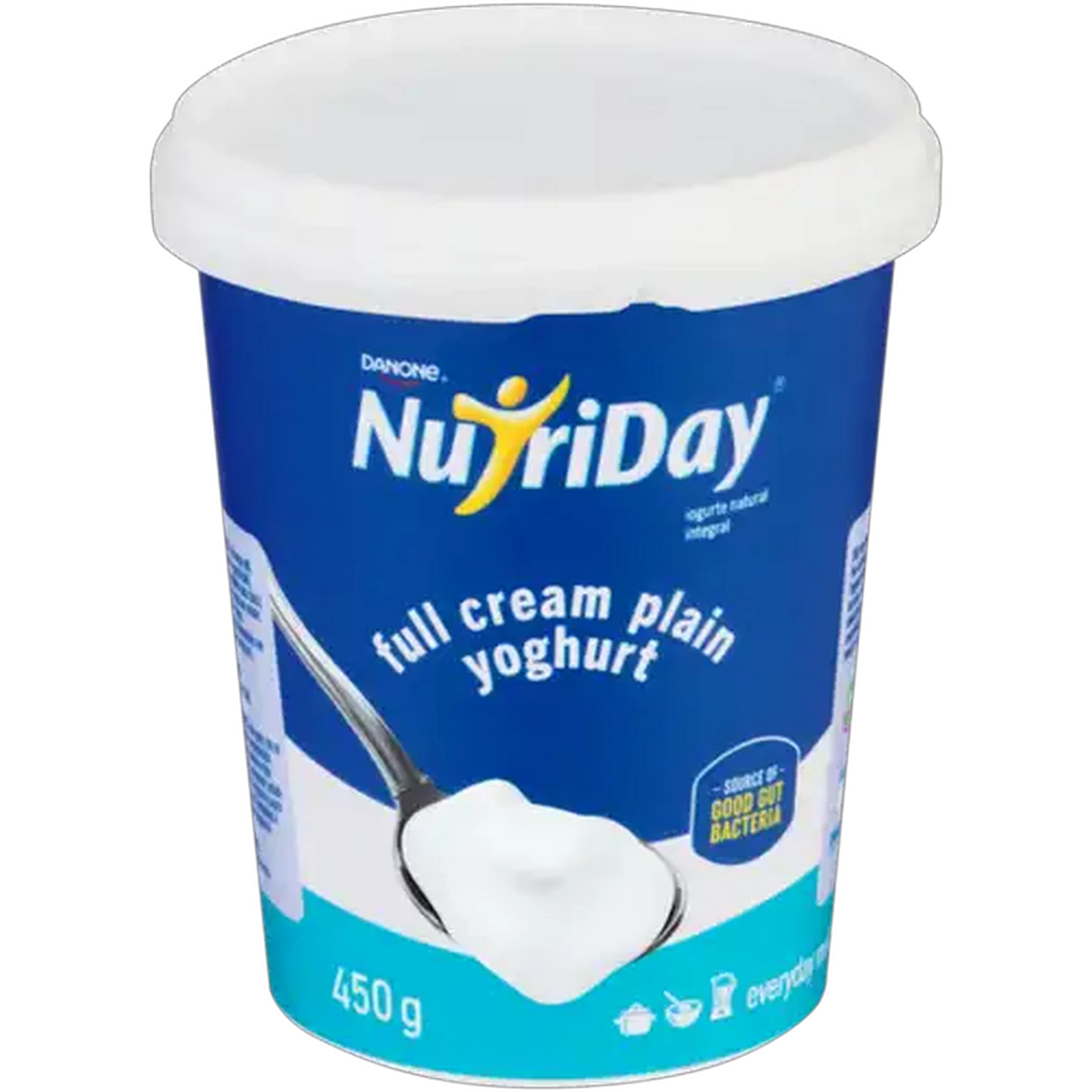 Image of Danone NutriDay Plain Full Cream Yoghurt 450g