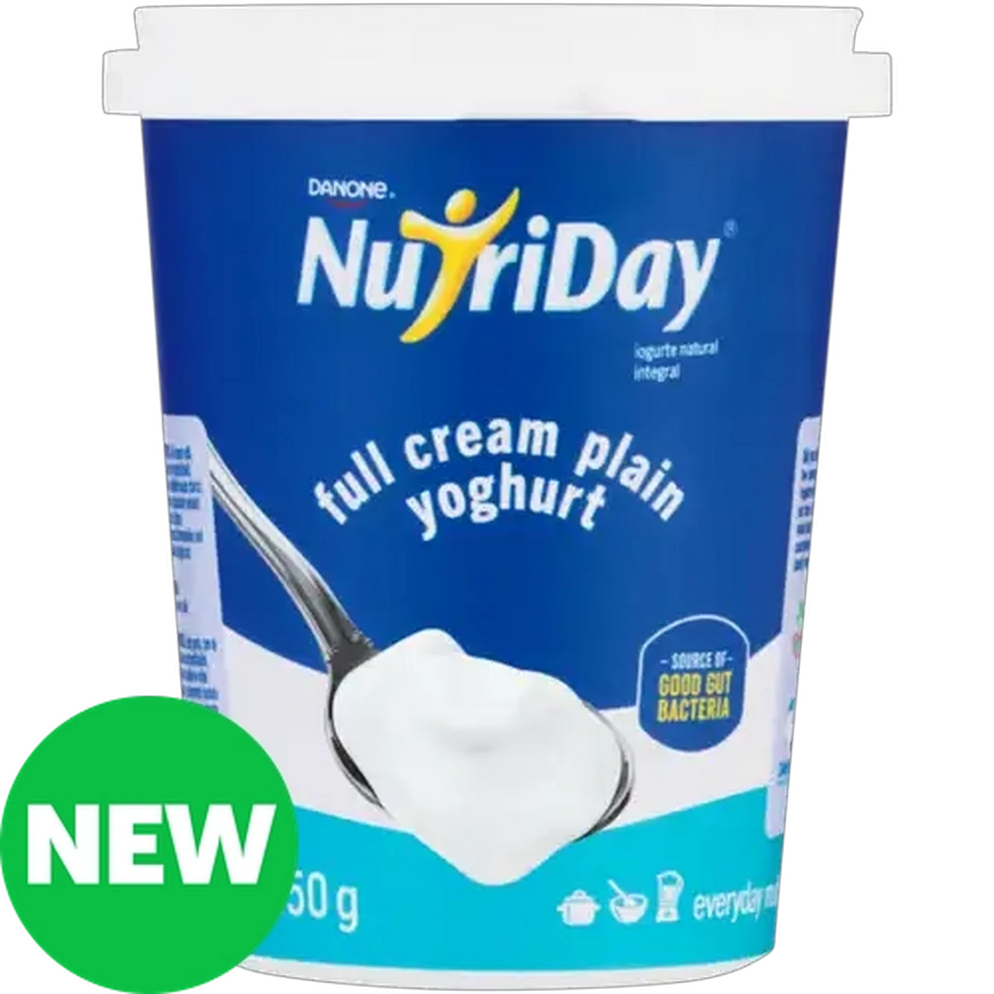 Image of Danone NutriDay Plain Full Cream Yoghurt 450g