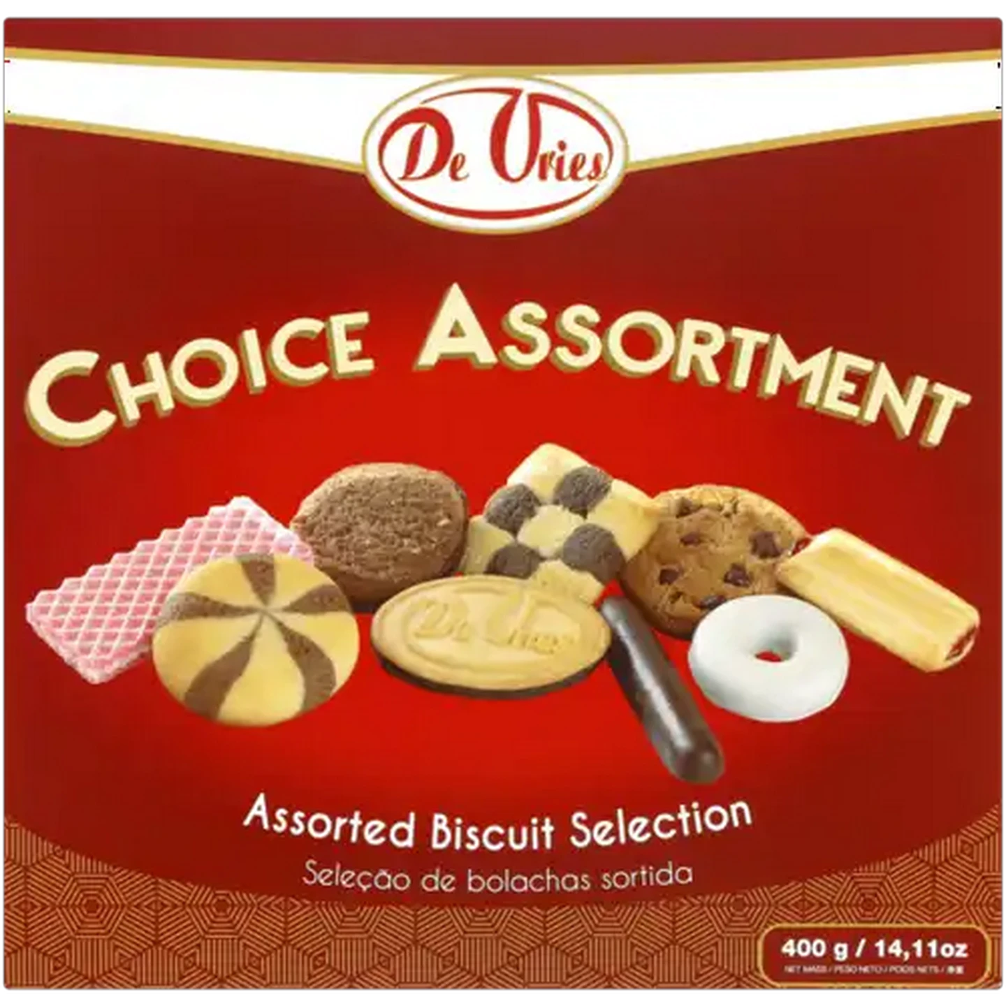 Image of De Vries Choice Assortment Biscuit Selection 400g