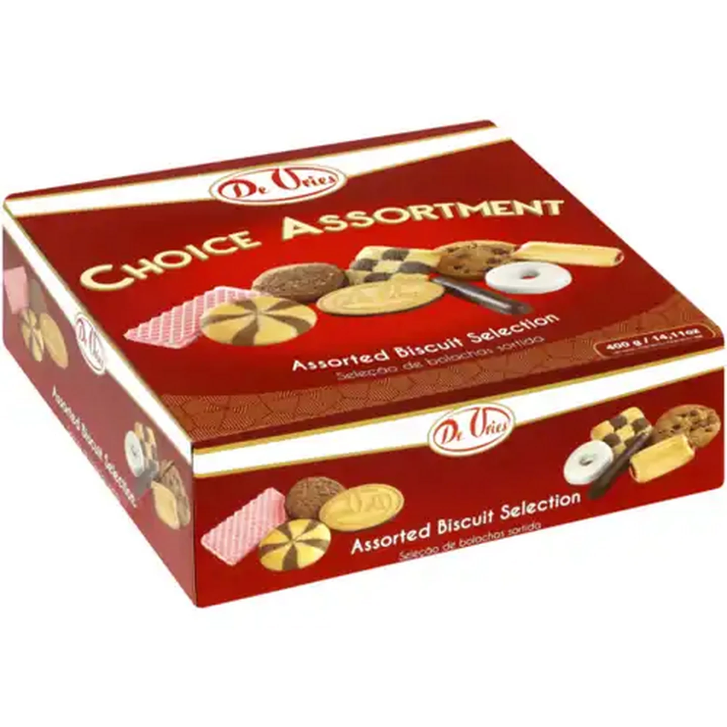 Image of De Vries Choice Assortment Biscuit Selection 400g