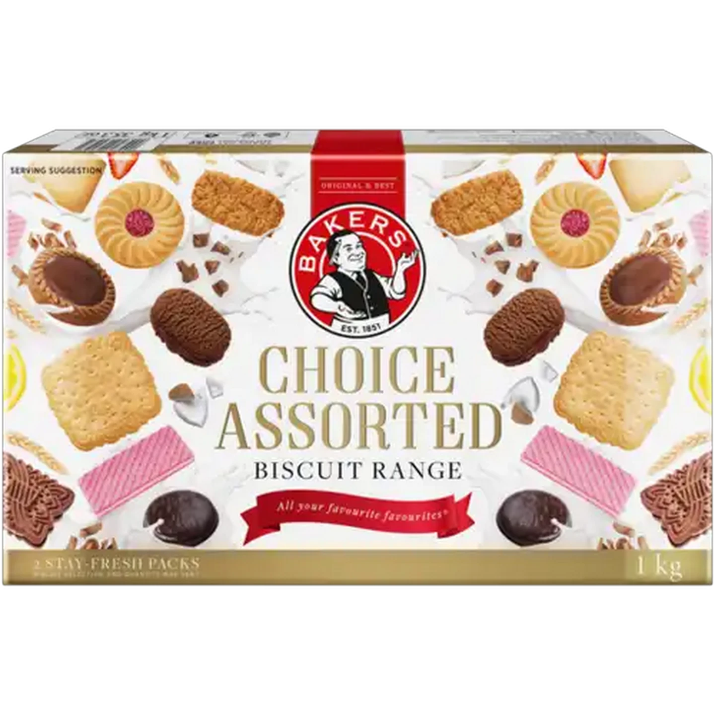 Image of Bakers Choice Assorted Range Biscuits 1kg