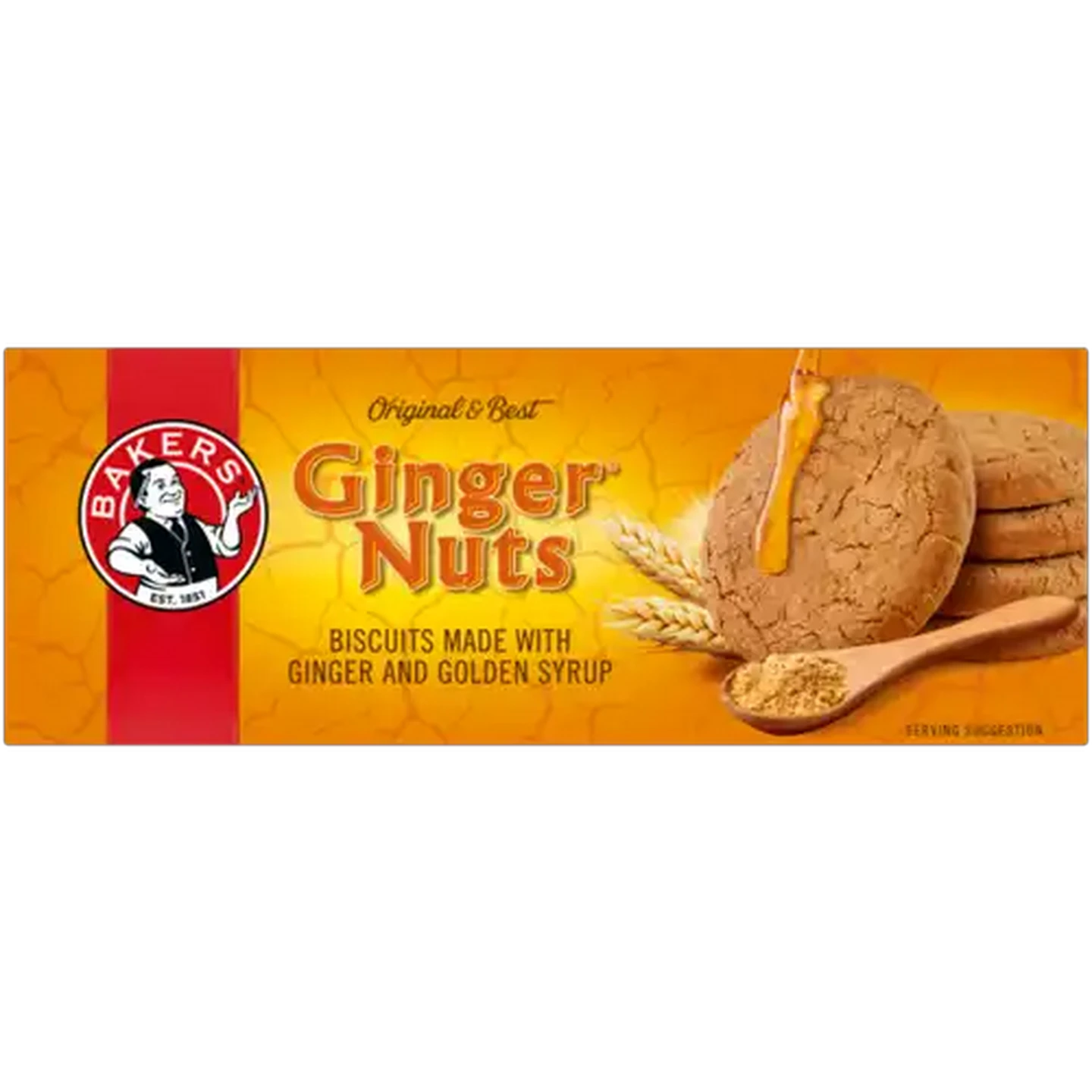 Image of Bakers Ginger Nuts 200/190g