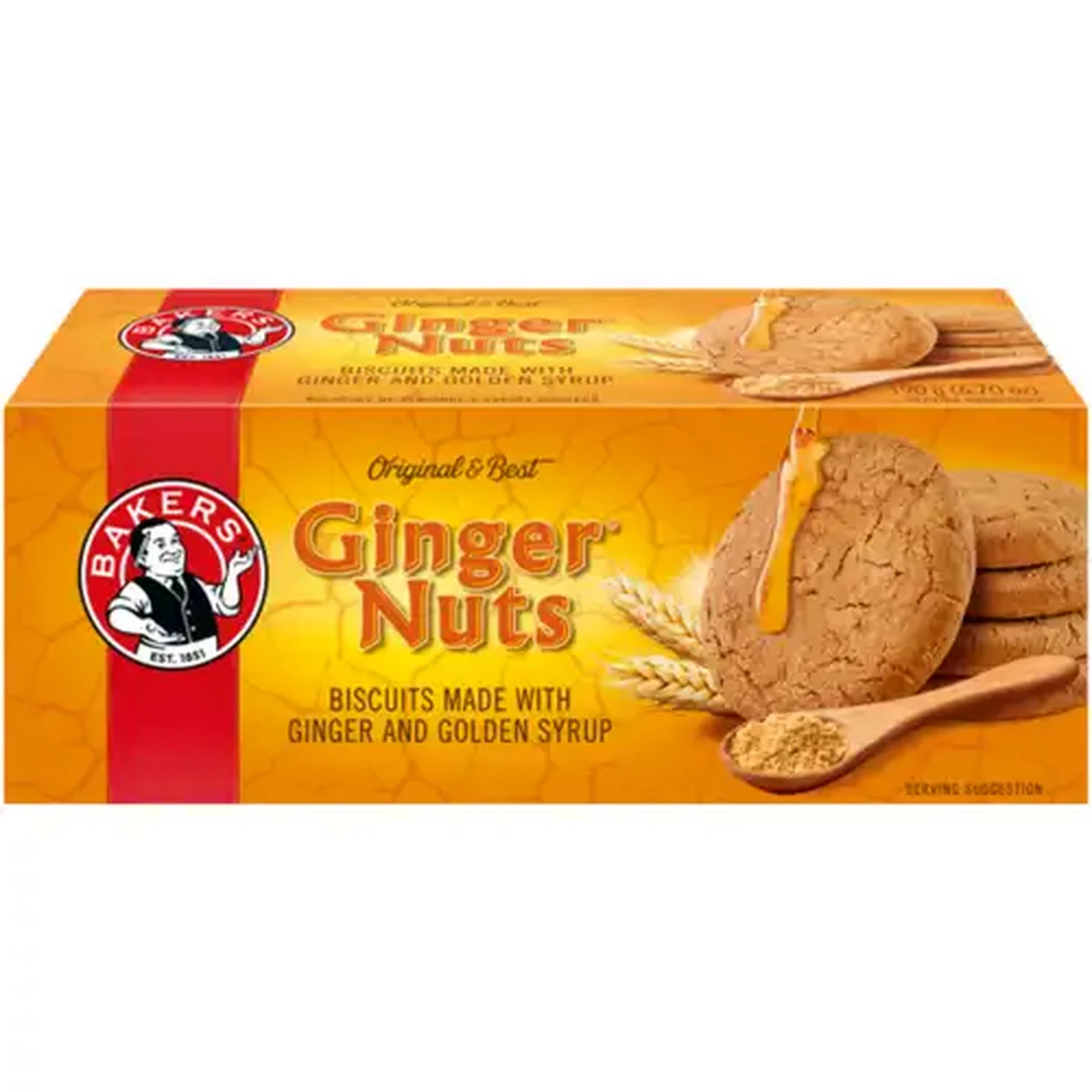 Image of Bakers Ginger Nuts 200/190g