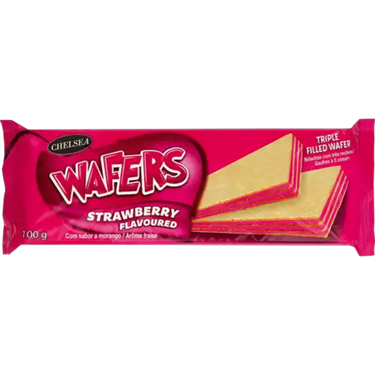 Image of Chelsea Strawberry Wafers 100g