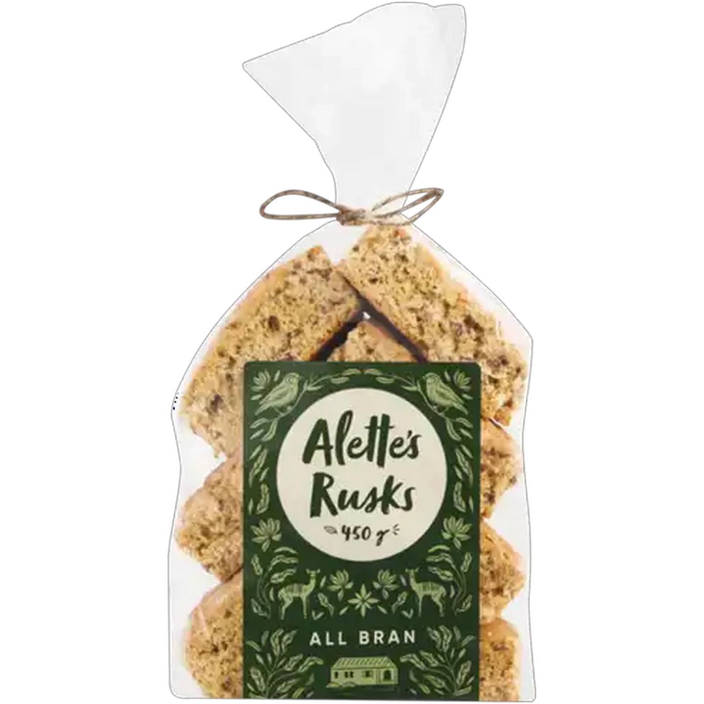 Image of Alette's Rusks Original All Bran Rusks 450g
