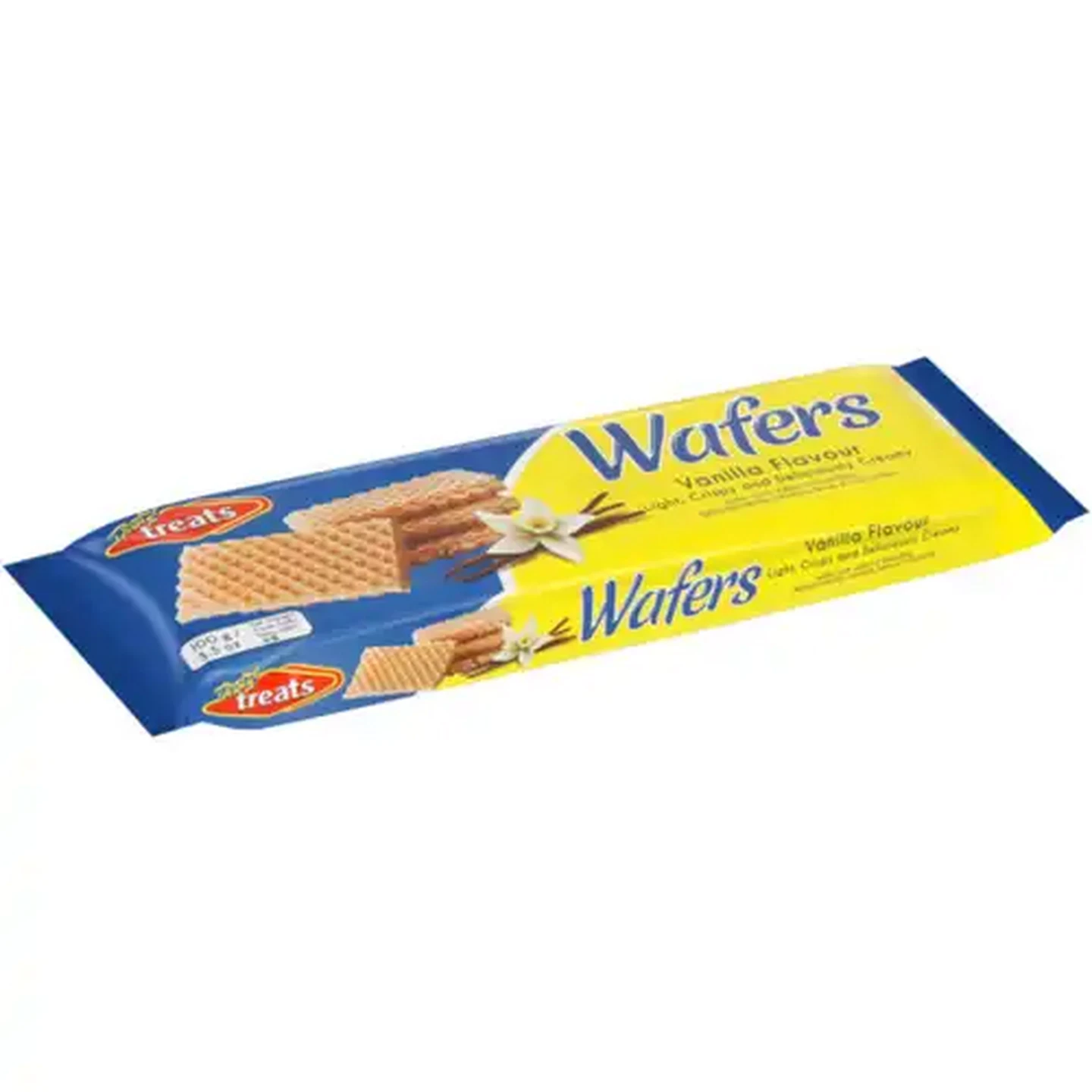 Image of Tasty Treats Vanilla Flavour Wafers 100g