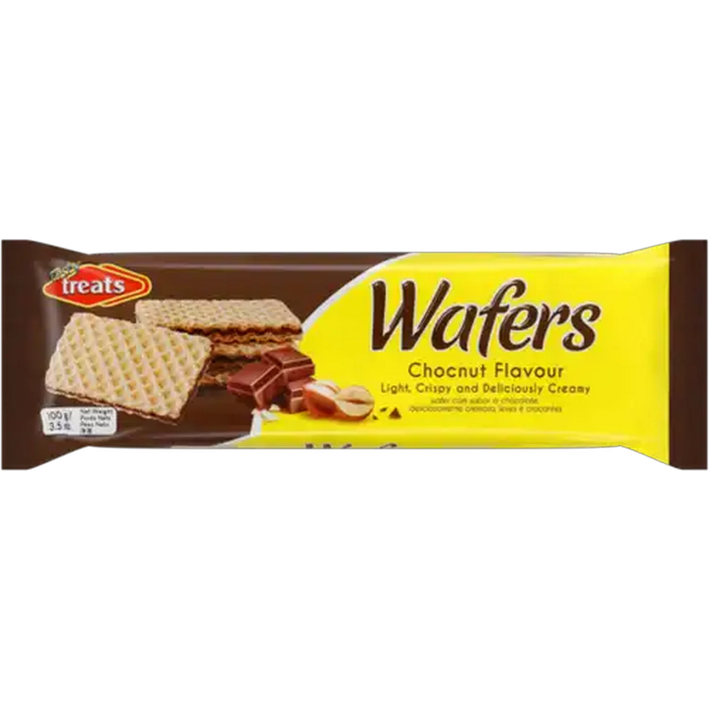Image of Tasty Treats Chocnut Flavour Wafers 100g