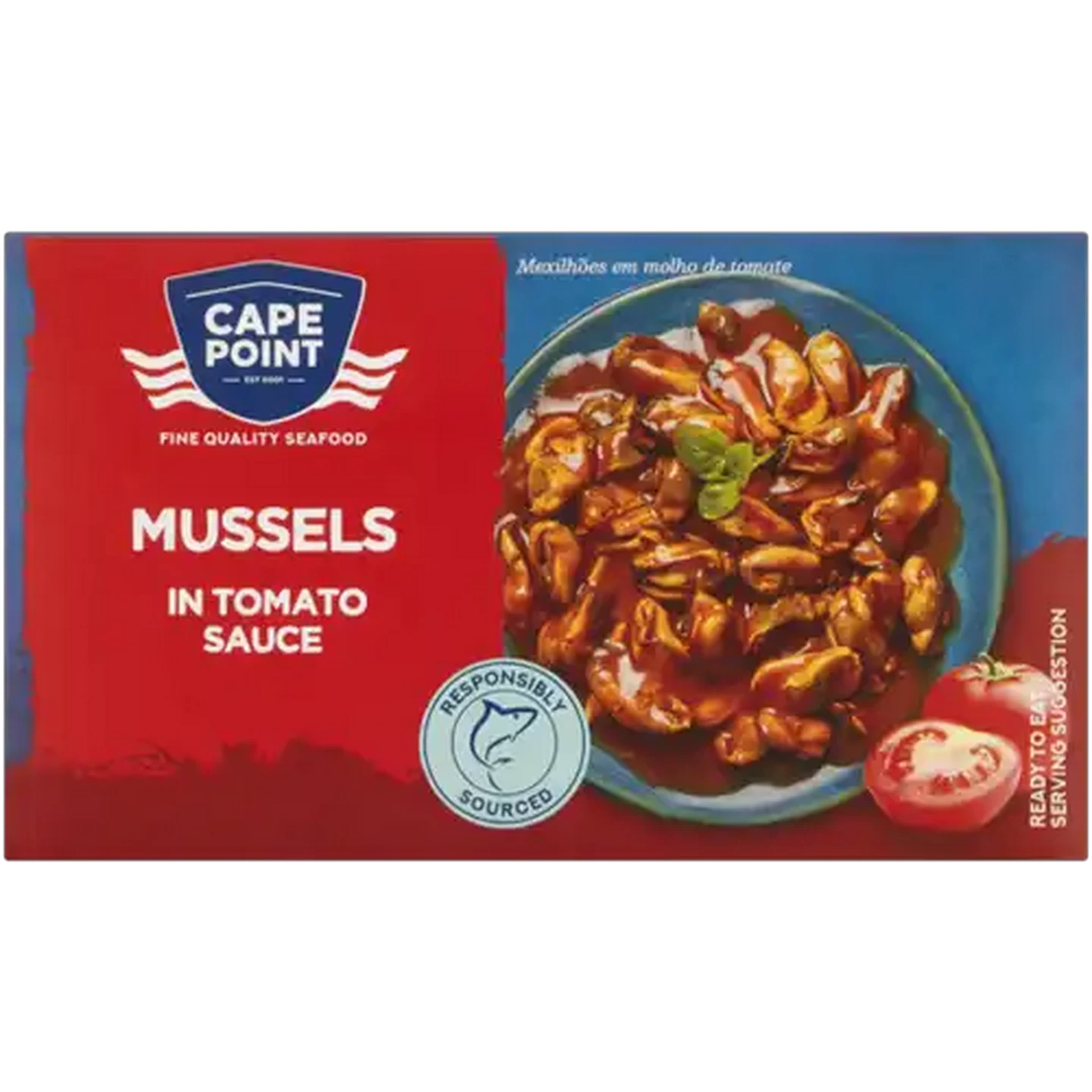 Image of Cape Point Mussels in Tomato Sauce 85g