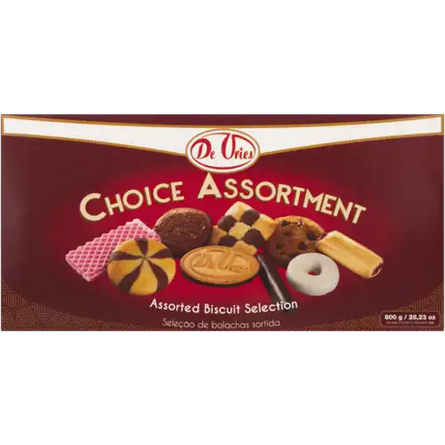 Image of De Vries Choice Assortment Biscuit Selection 800g