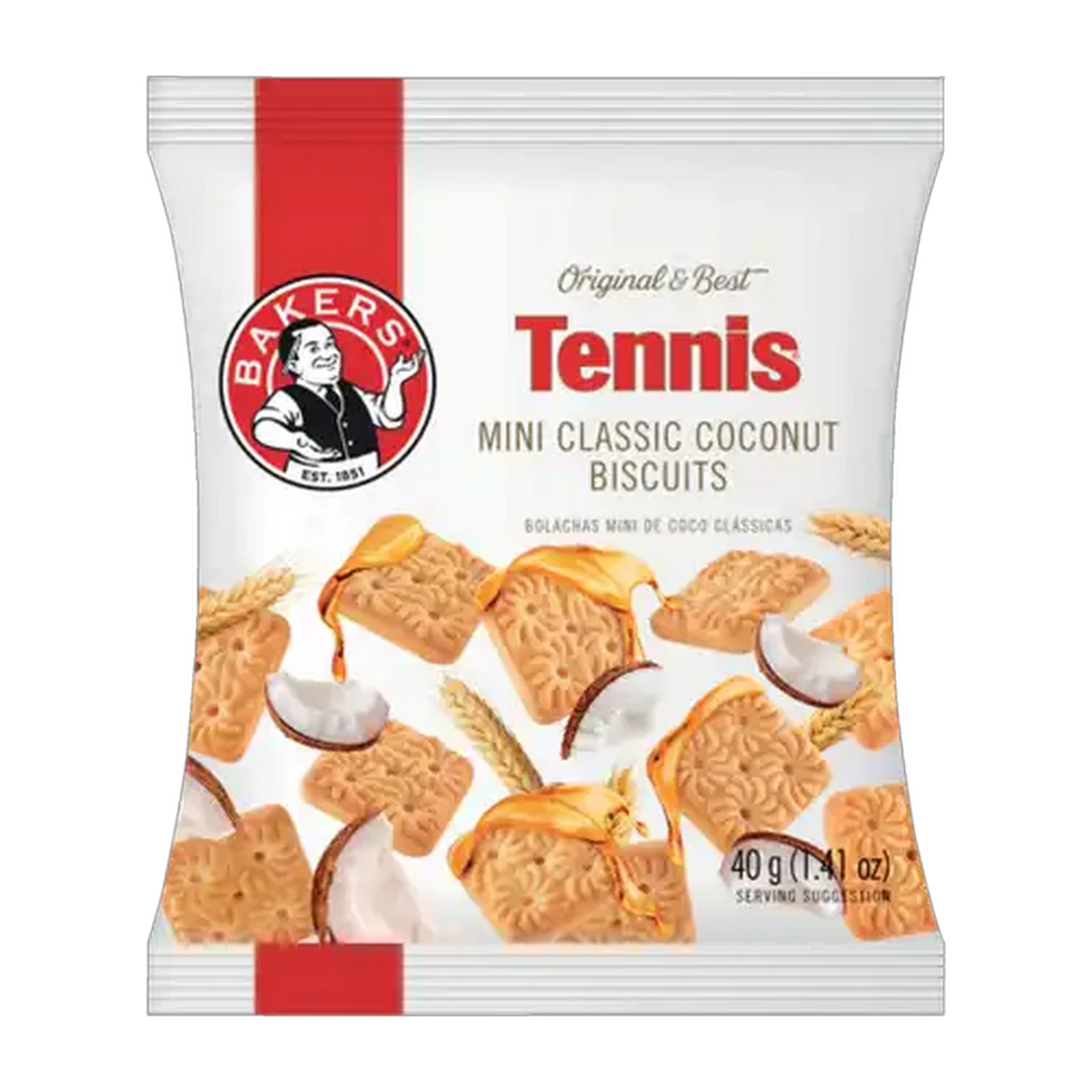 Image of Bakers Tennis Mini Classic Coconut Biscuits 40g