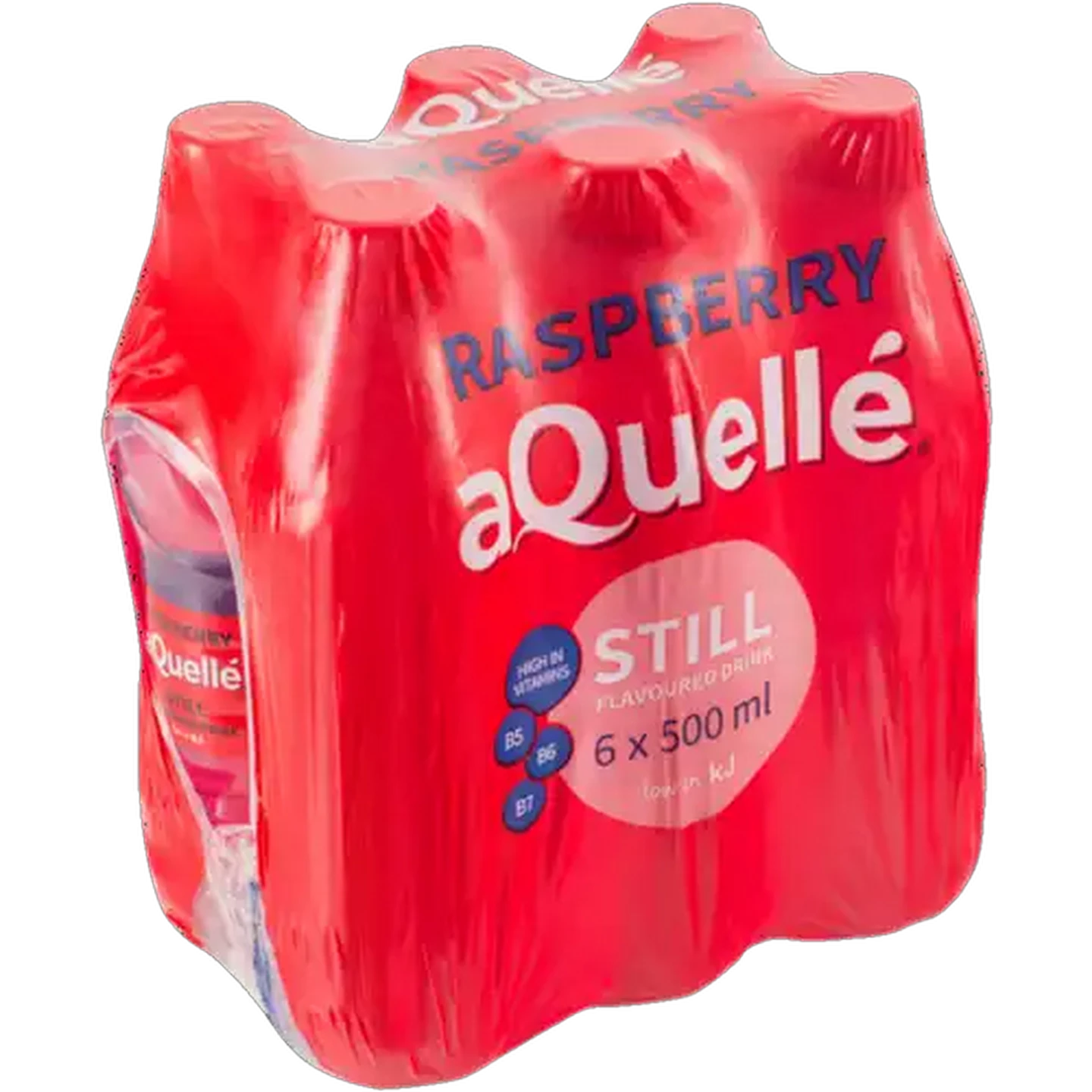 Image of aQuellé Raspberry Flavoured Still Drinks 6 x 500ml