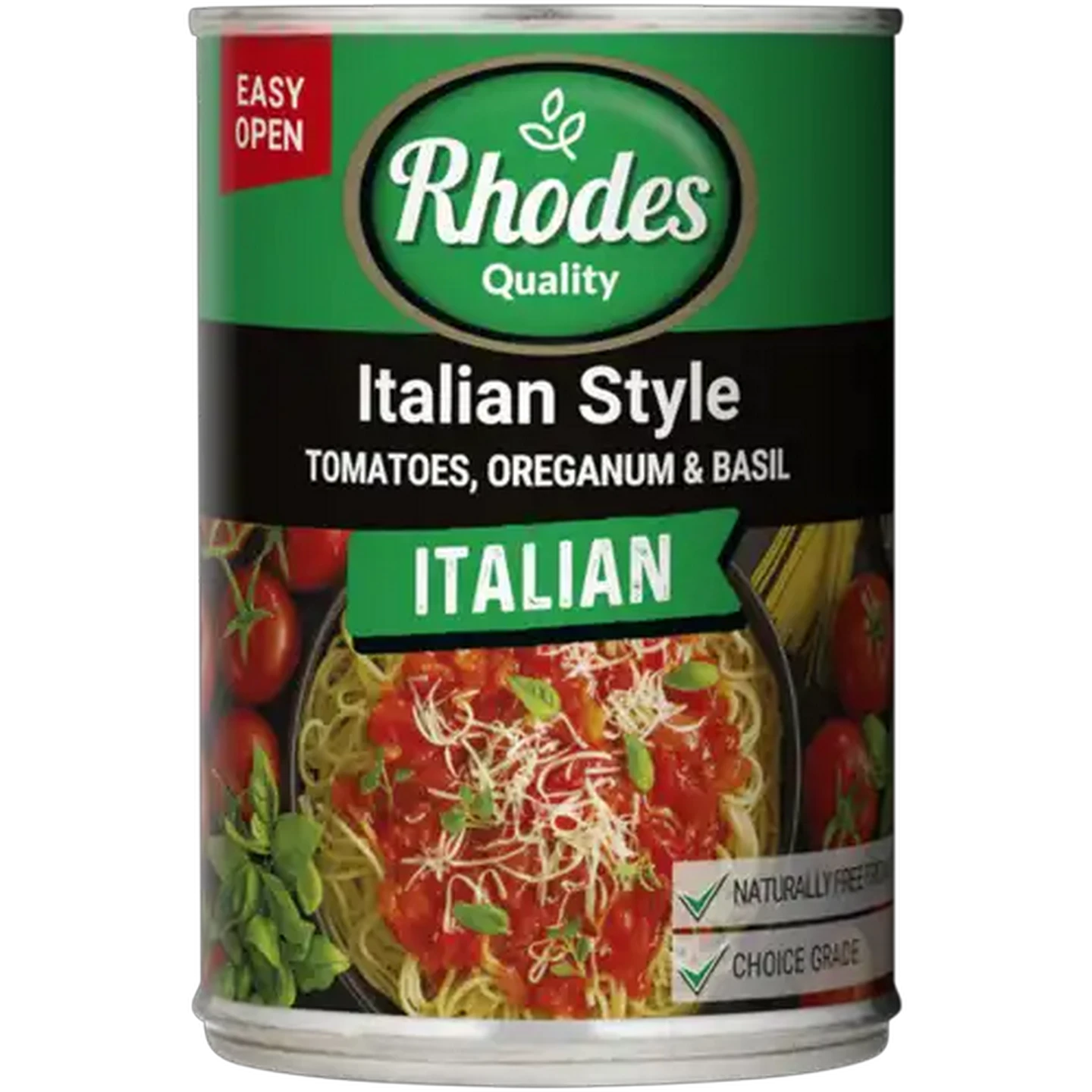 Image of Rhodes Quality Italian Style Tomatoes 410g