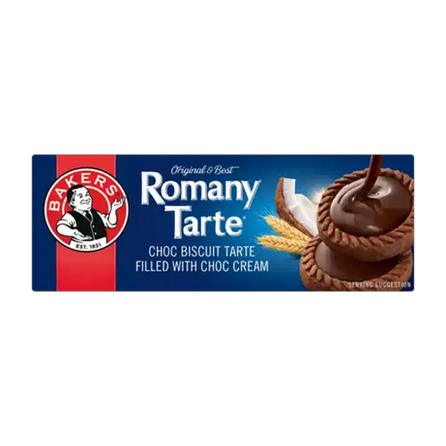 Image of Bakers Romany Tarte Chocolate Cream Filled Biscuits 150g