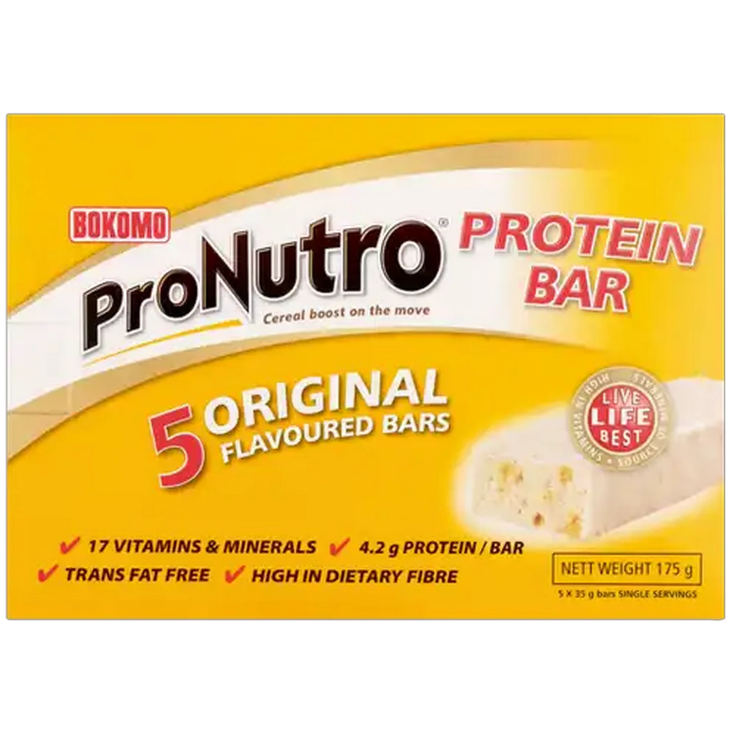Image of ProNutro Original Protein Bars 5 x 35g