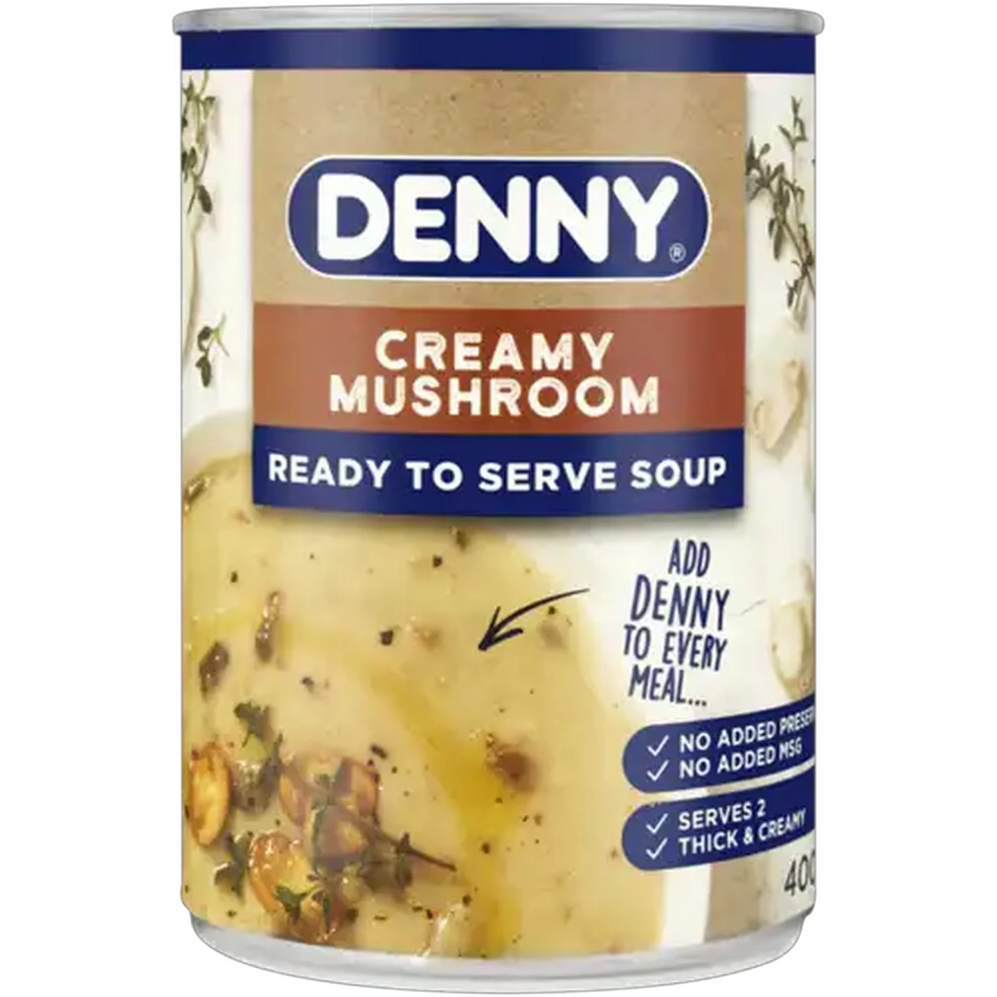 Image of DENNY Cream of Mushroom Ready to Serve Soup 400g