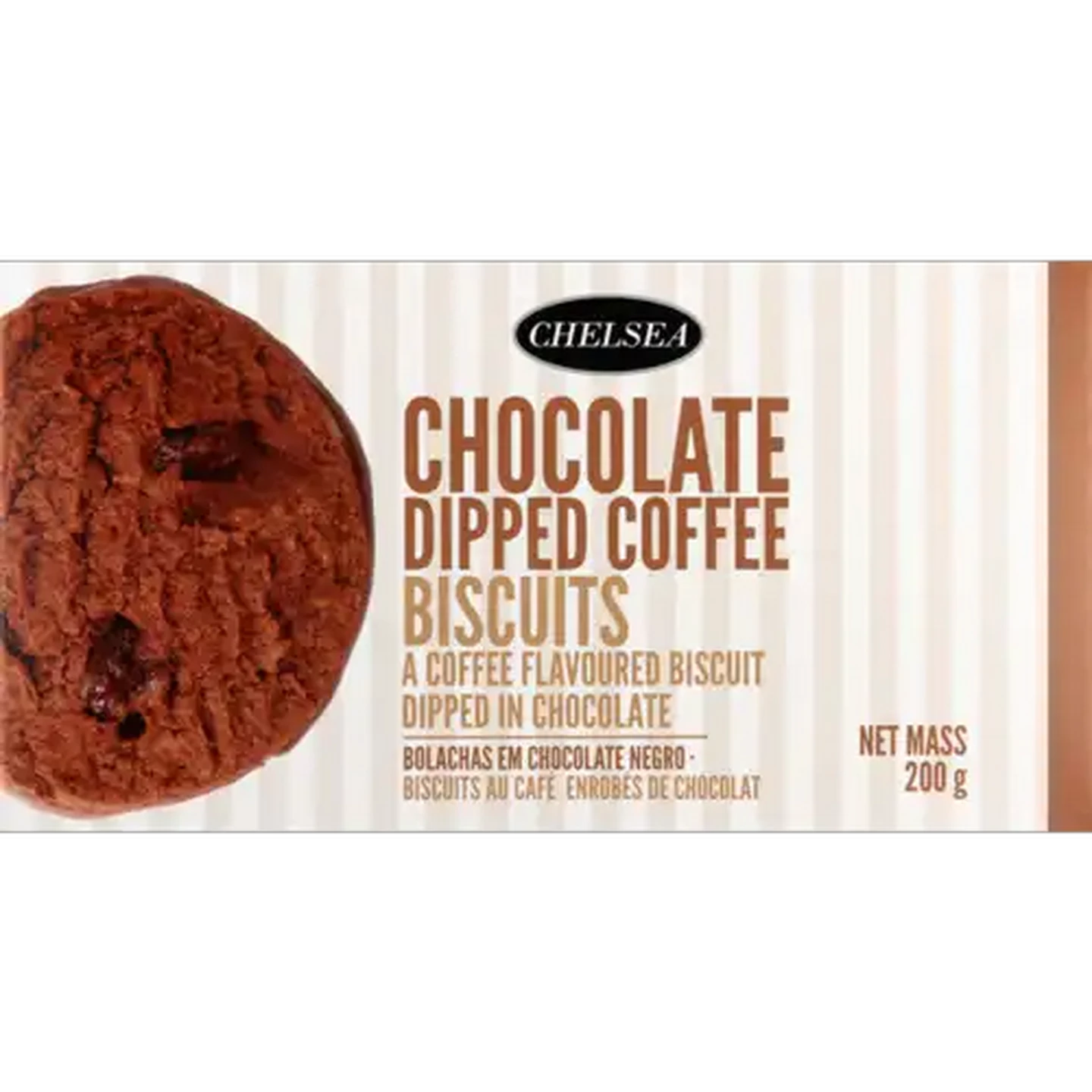 Image of Chelsea Chocolate Dipped Coffee Biscuits 200g