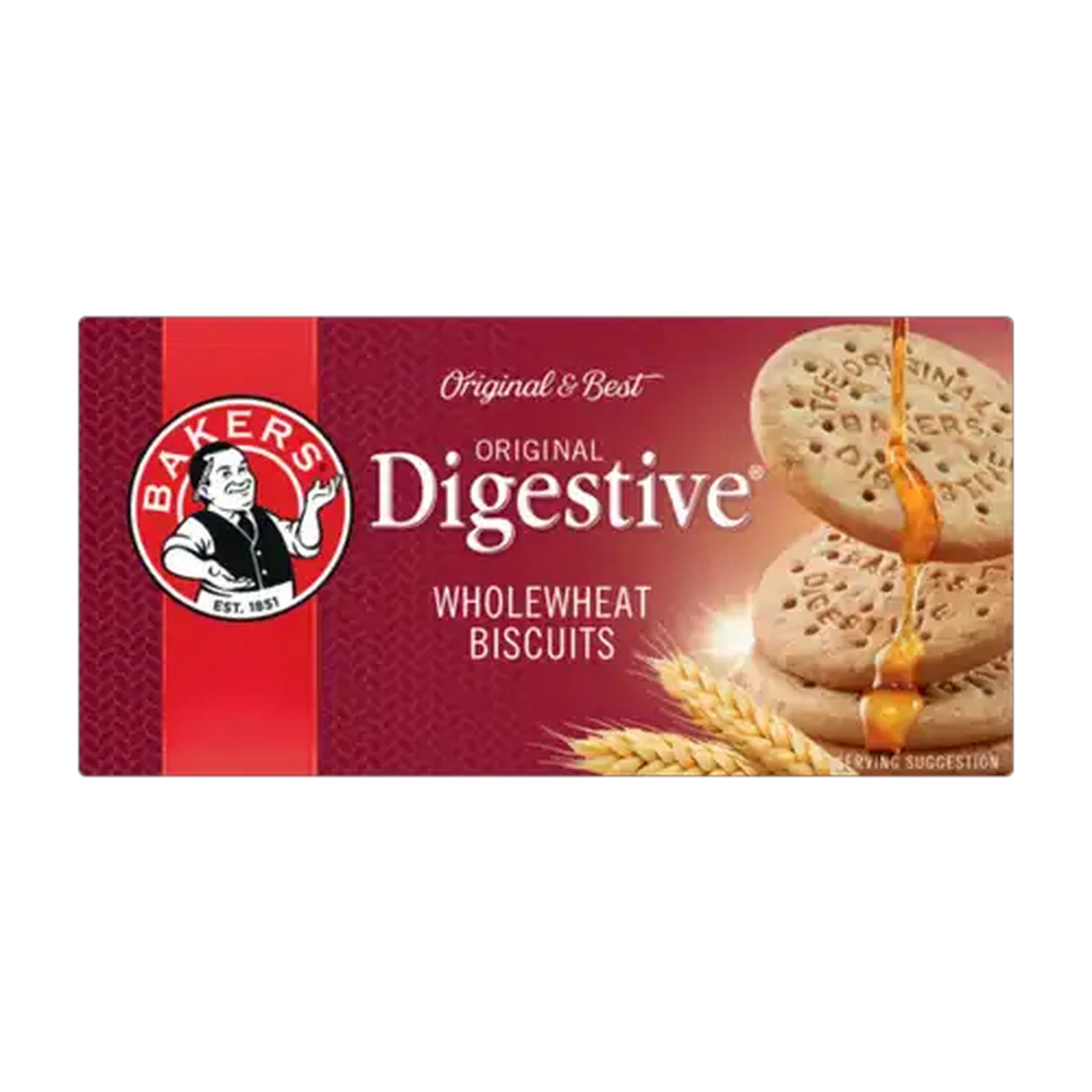 Image of Bakers Original Digestive Wholewheat Biscuits 200g